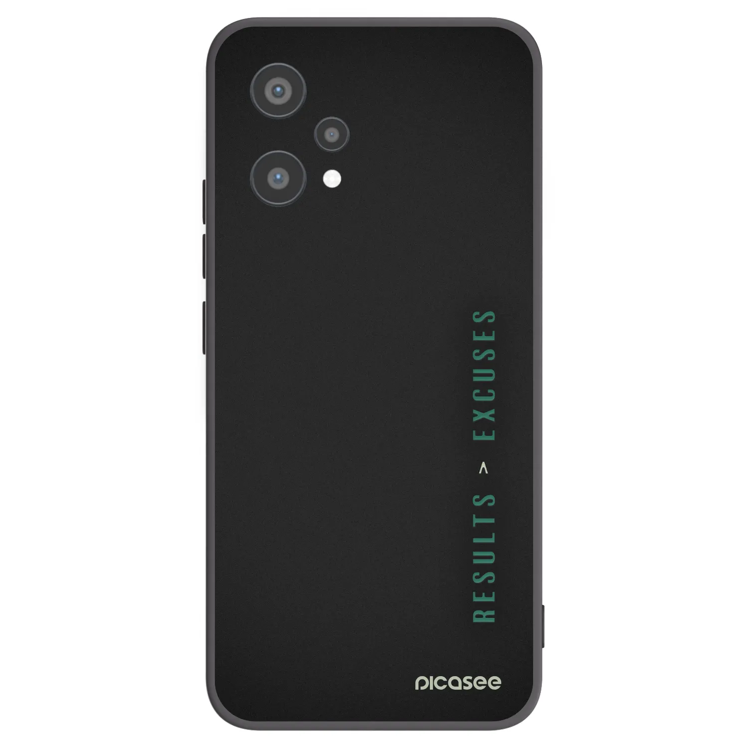 Picasee Realme 9 Pro 5G Hülle - Schwarzes Silikon - Results x Excuses