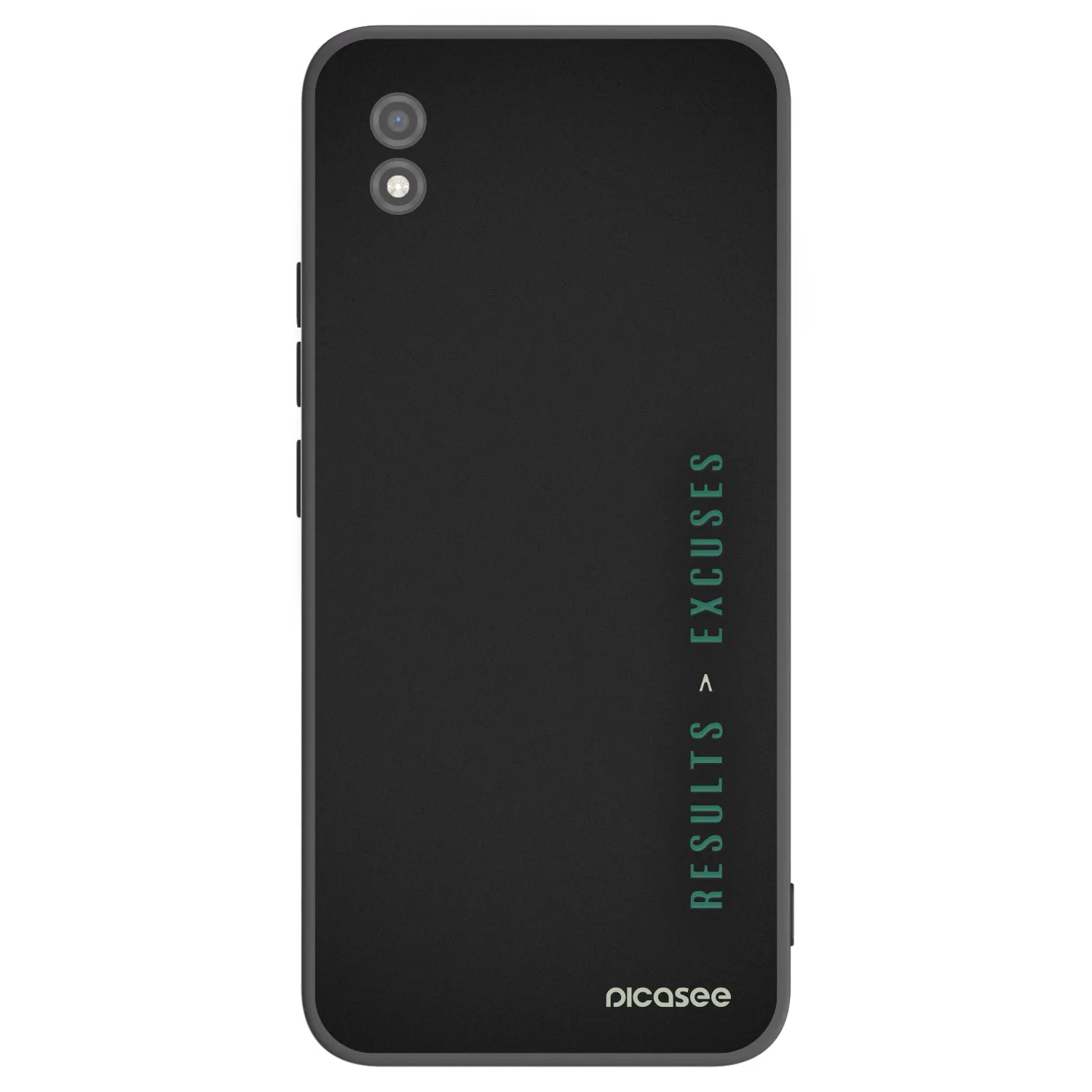 Picasee Realme C11 (2021) Hülle - Schwarzes Silikon - Results x Excuses
