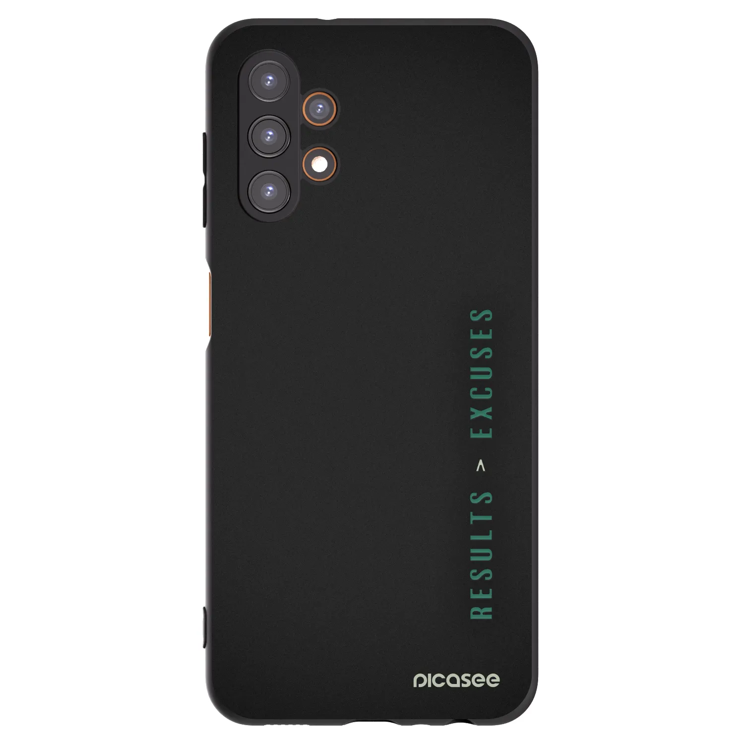 Picasee Samsung Galaxy A13 4G A135 Hülle - Schwarzes Silikon - Results x Excuses