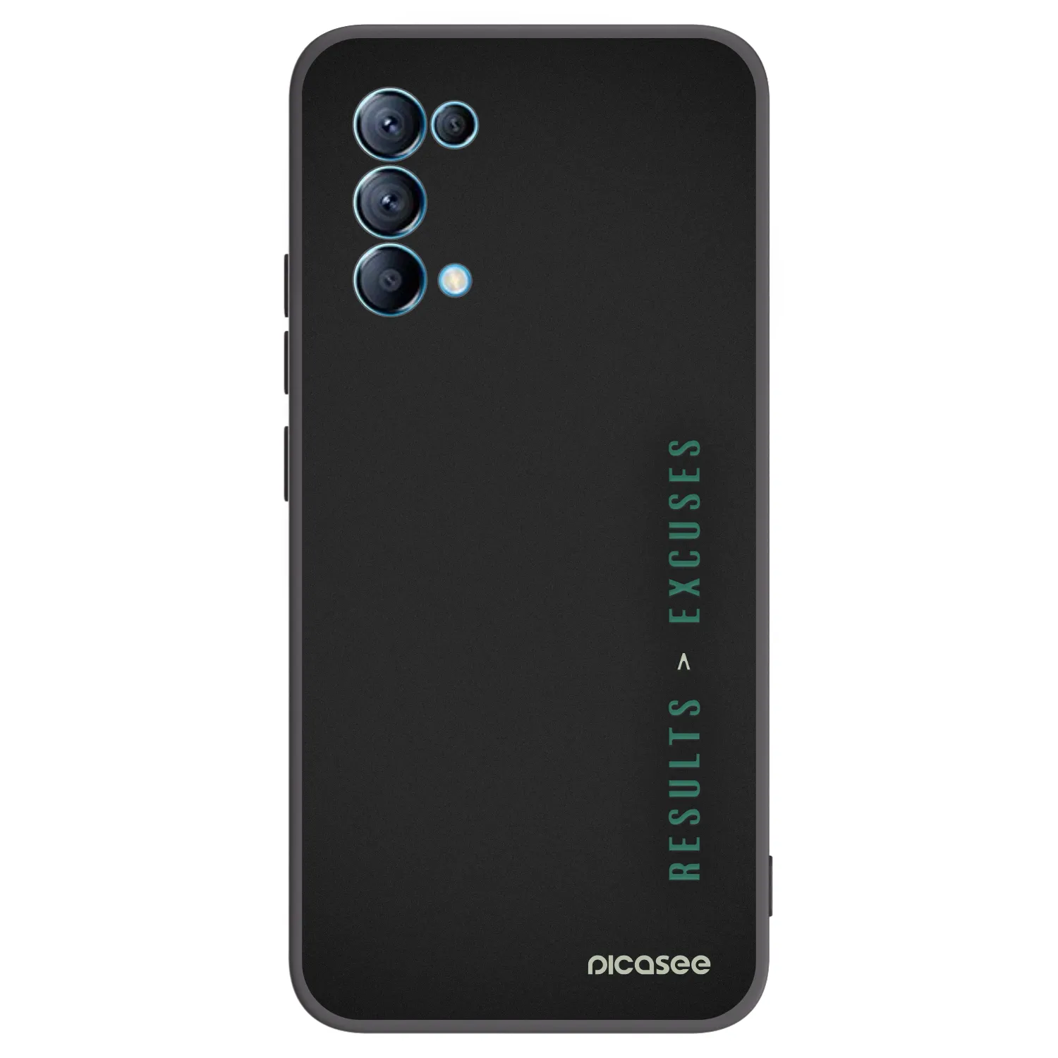 Picasee OPPO Reno 5 5G Hülle - Schwarzes Silikon - Results x Excuses