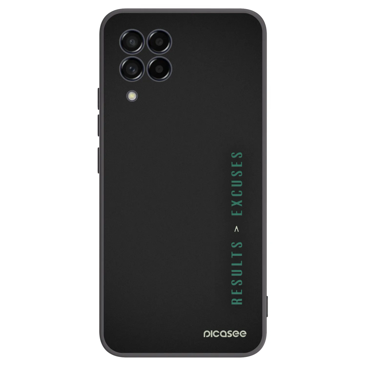 Picasee Samsung Galaxy M53 5G Hülle - Schwarzes Silikon - Results x Excuses