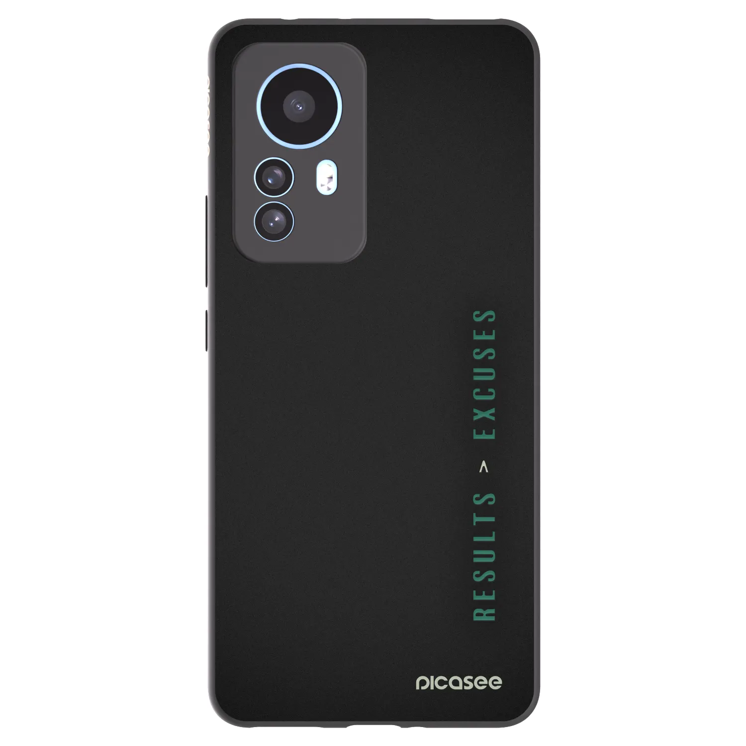 Picasee Xiaomi 12T Hülle - Schwarzes Silikon - Results x Excuses