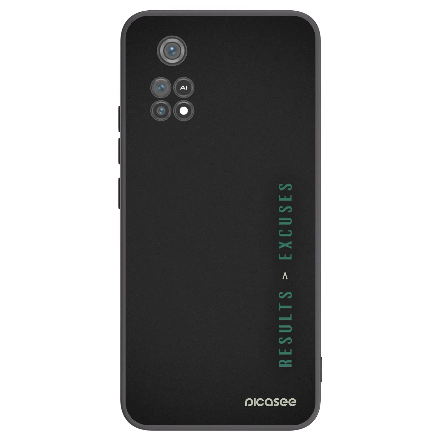 Picasee Xiaomi Poco M4 Pro Hülle - Schwarzes Silikon - Results x Excuses
