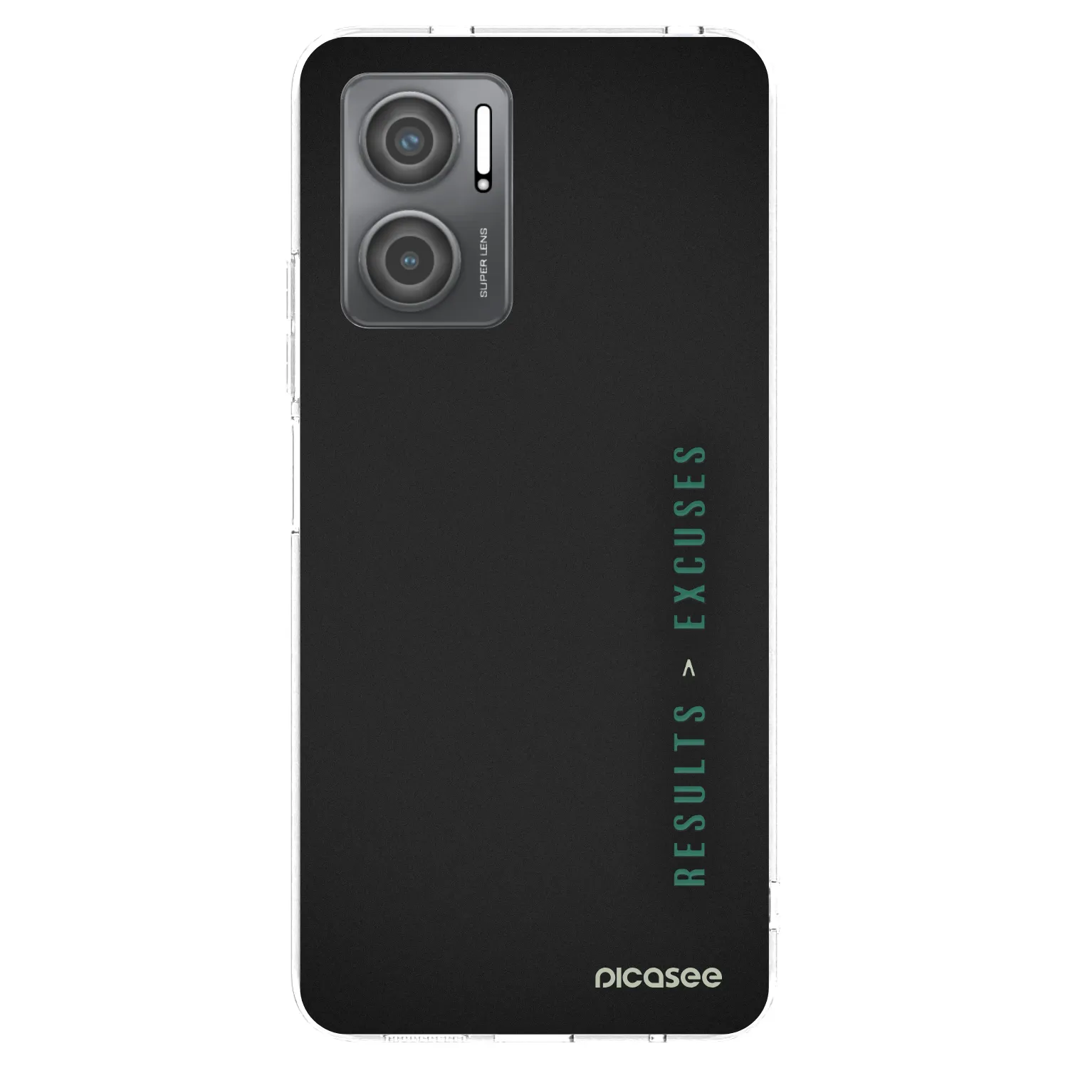 Picasee Xiaomi Redmi 10 5G Hülle - Transparentes Silikon - Results x Excuses