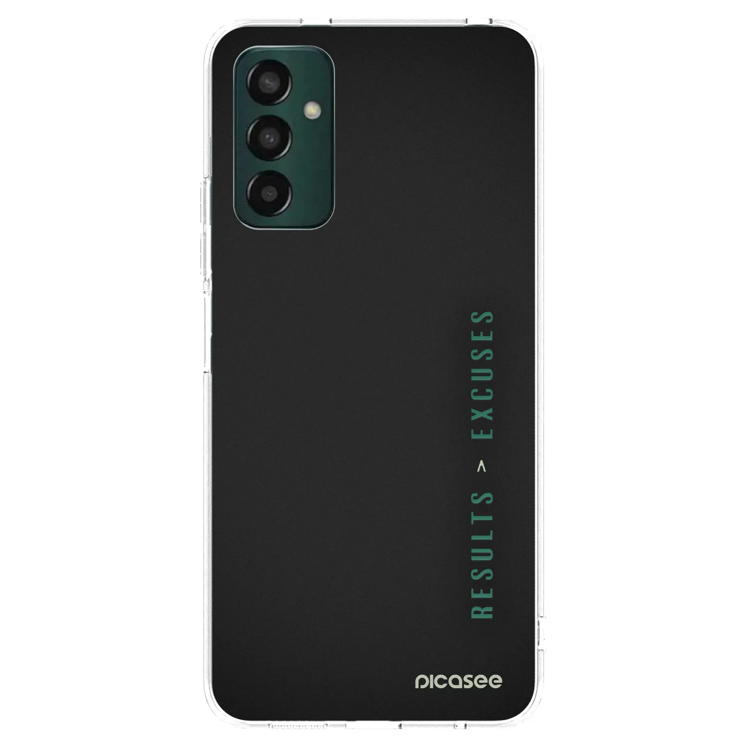 Picasee Samsung Galaxy M23 5G Hülle - Transparentes Silikon - Results x Excuses