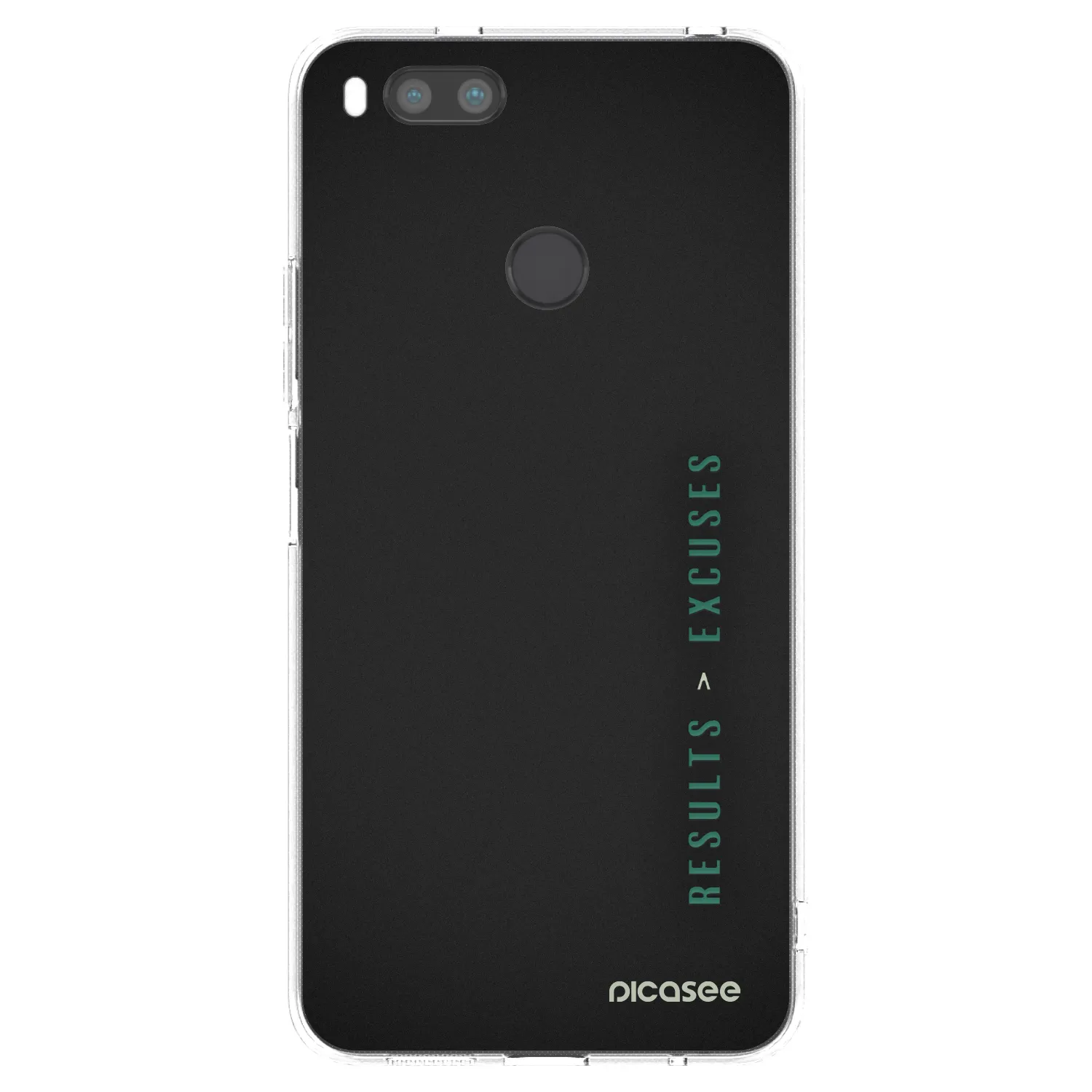 Picasee Xiaomi Redmi A1 Hülle - Transparentes Silikon - Results x Excuses