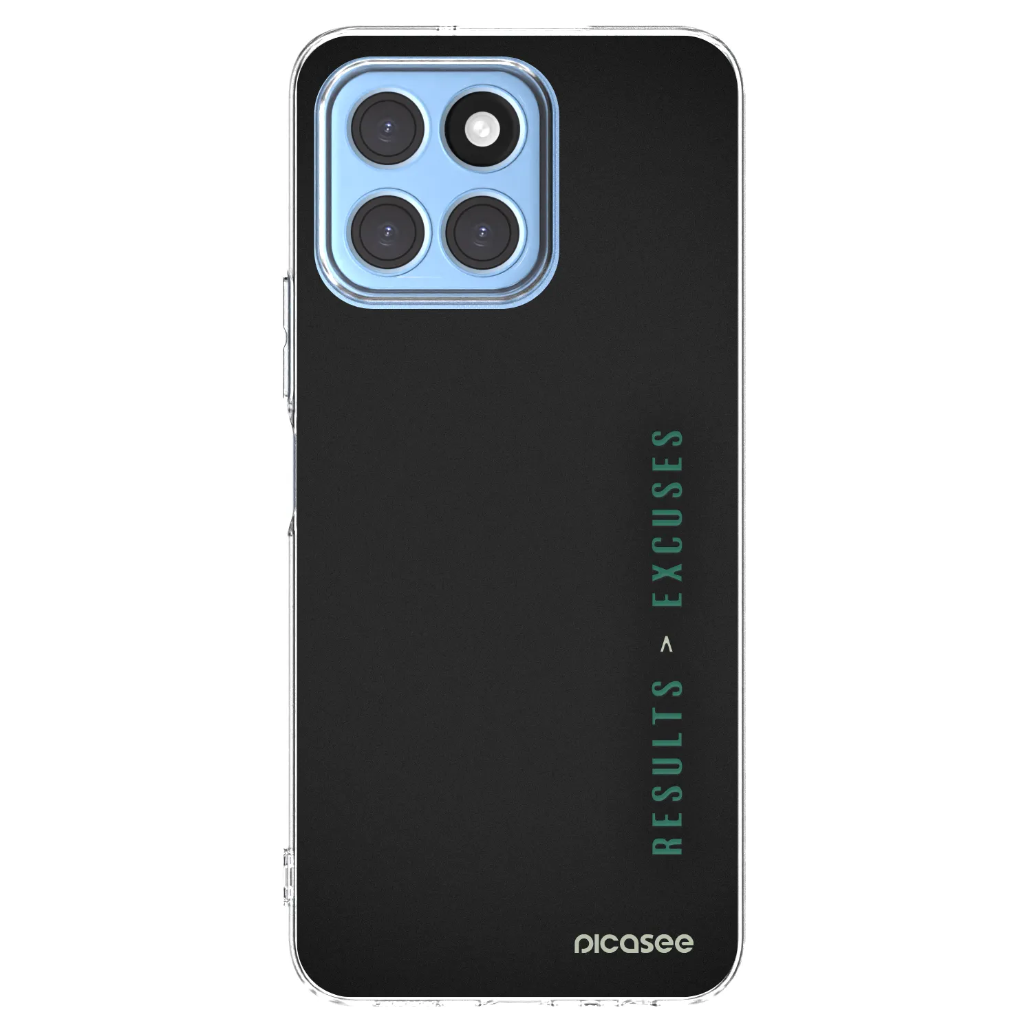 Picasee Honor X8 5G Hülle - Transparentes Silikon - Results x Excuses
