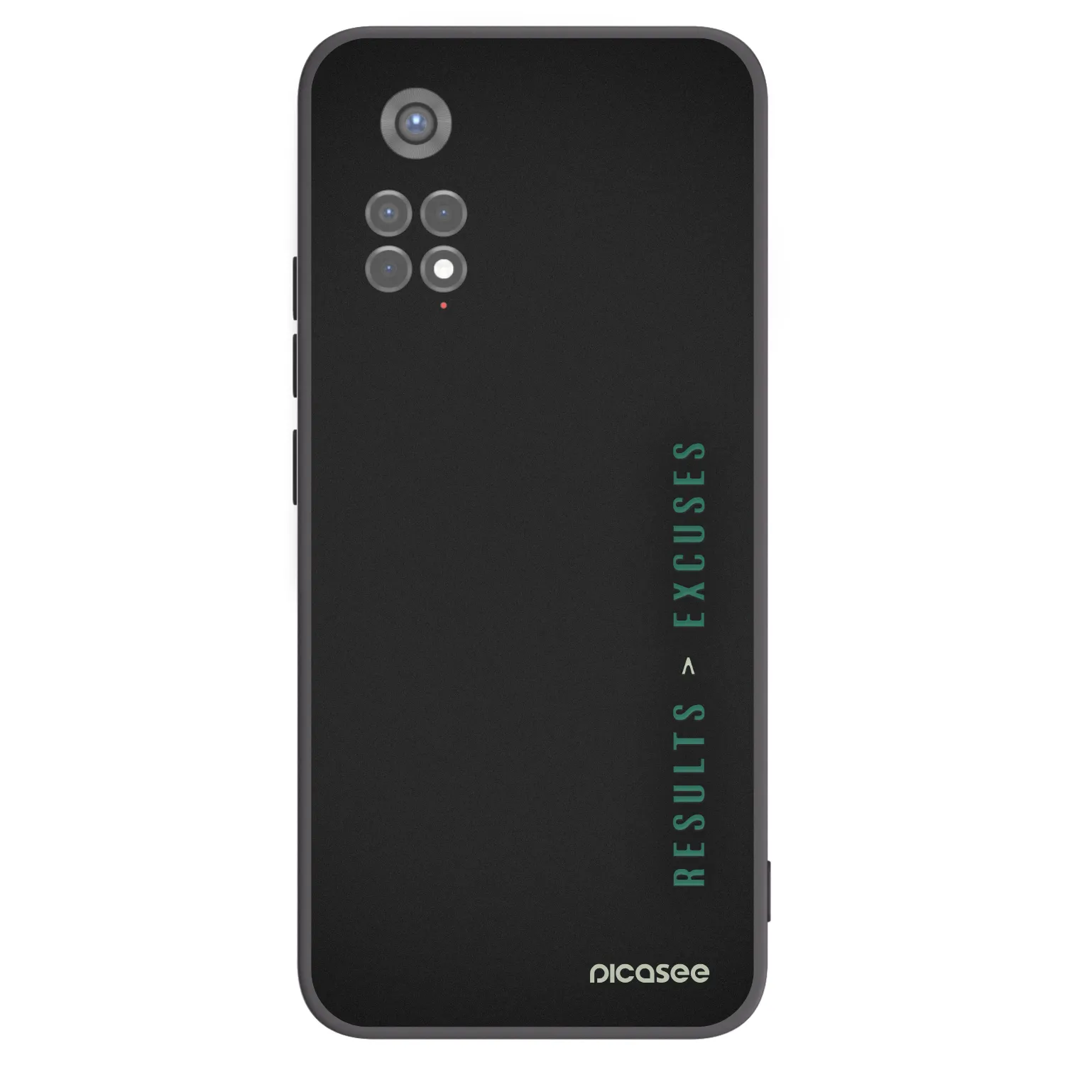 Picasee Xiaomi Redmi Note 11S 5G Hülle - Schwarzes Silikon - Results x Excuses