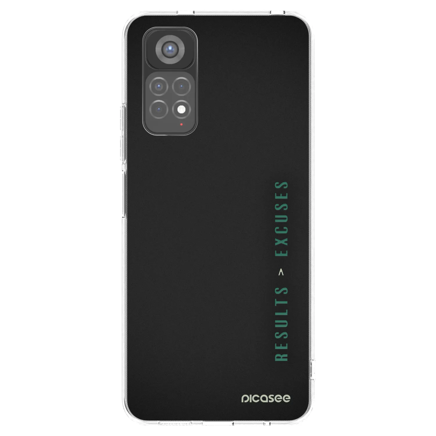 Picasee Xiaomi Redmi Note 11S 5G Hülle - Transparentes Silikon - Results x Excuses