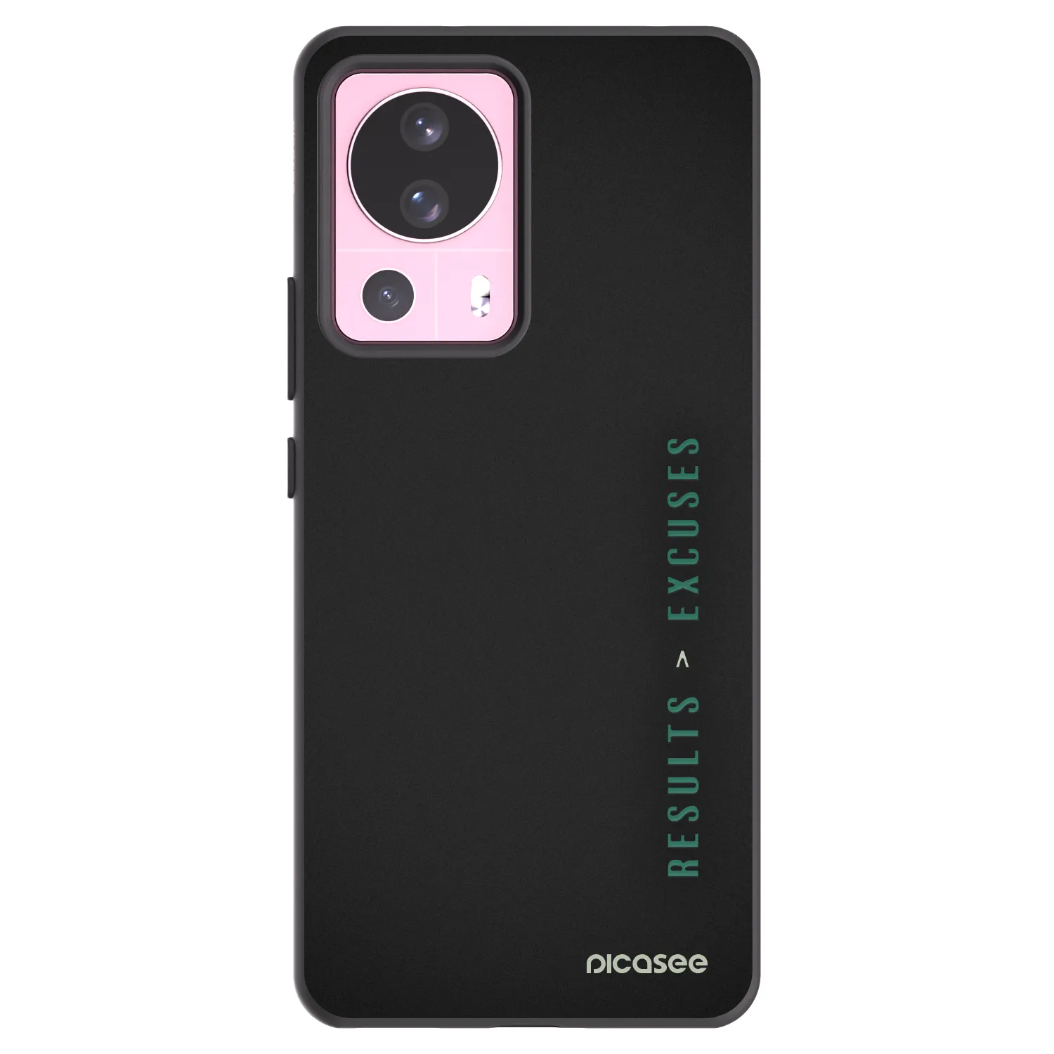 Picasee Xiaomi 13 Lite Hülle - Schwarzes Silikon - Results x Excuses