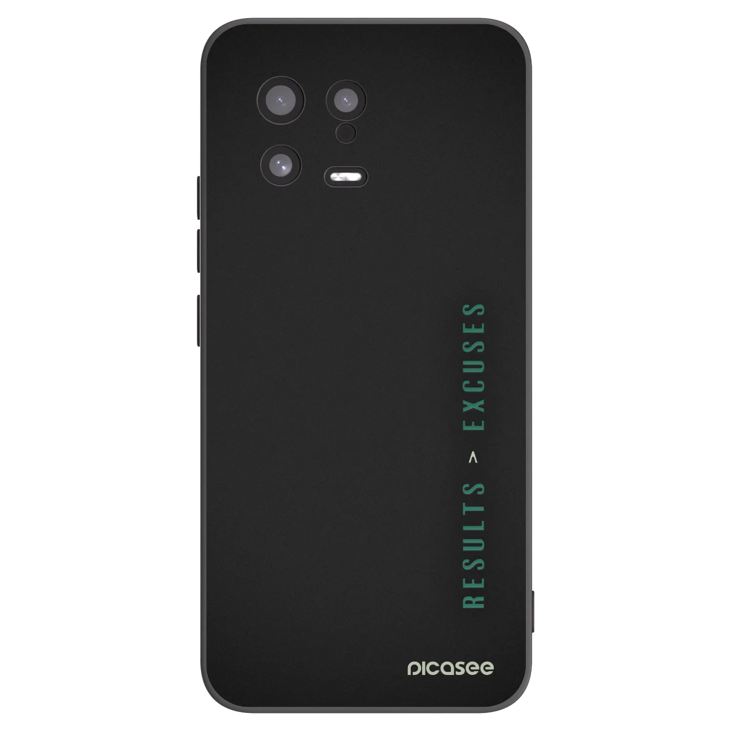 Picasee Xiaomi 13 Hülle - Schwarzes Silikon - Results x Excuses
