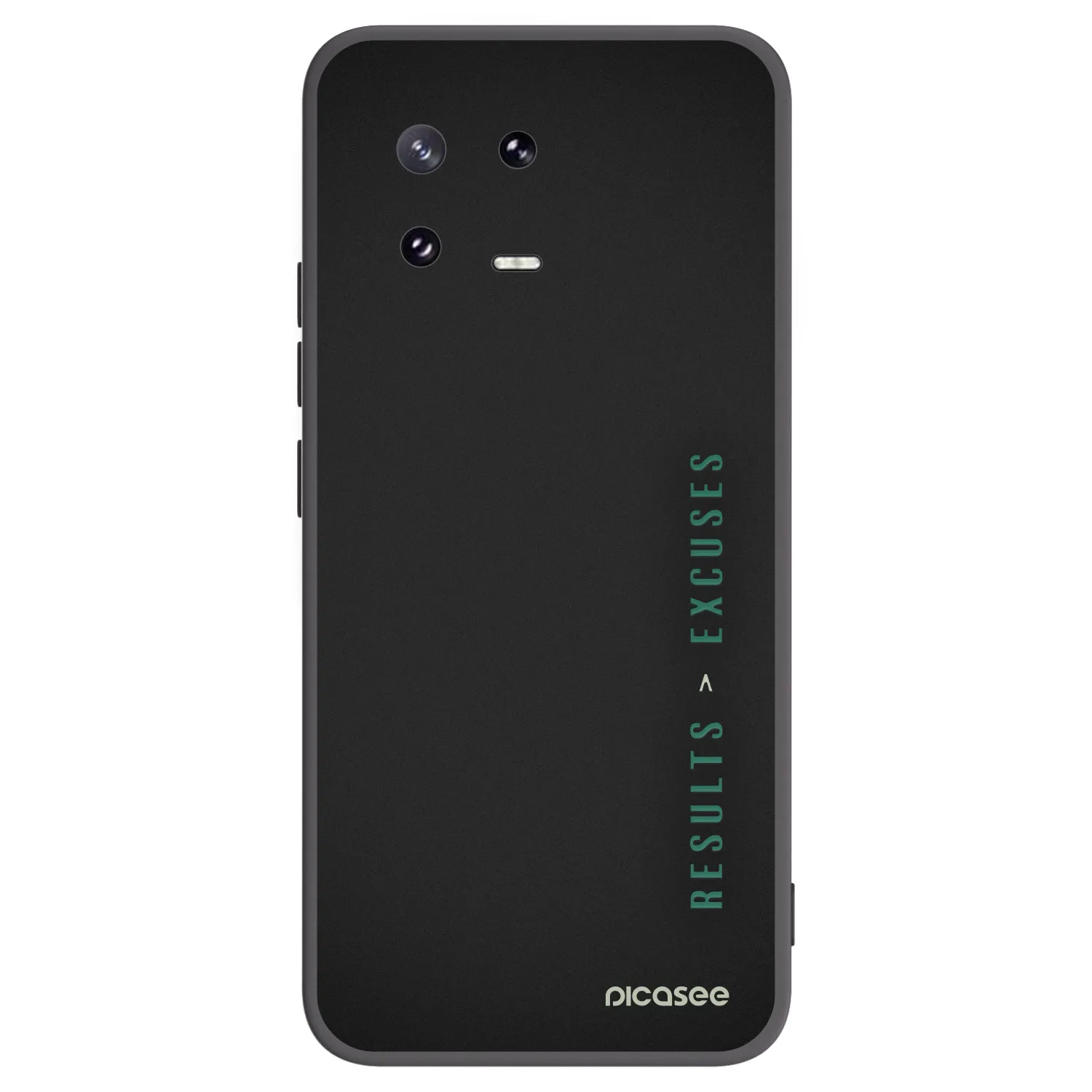 Picasee Xiaomi 13 Pro Hülle - Schwarzes Silikon - Results x Excuses