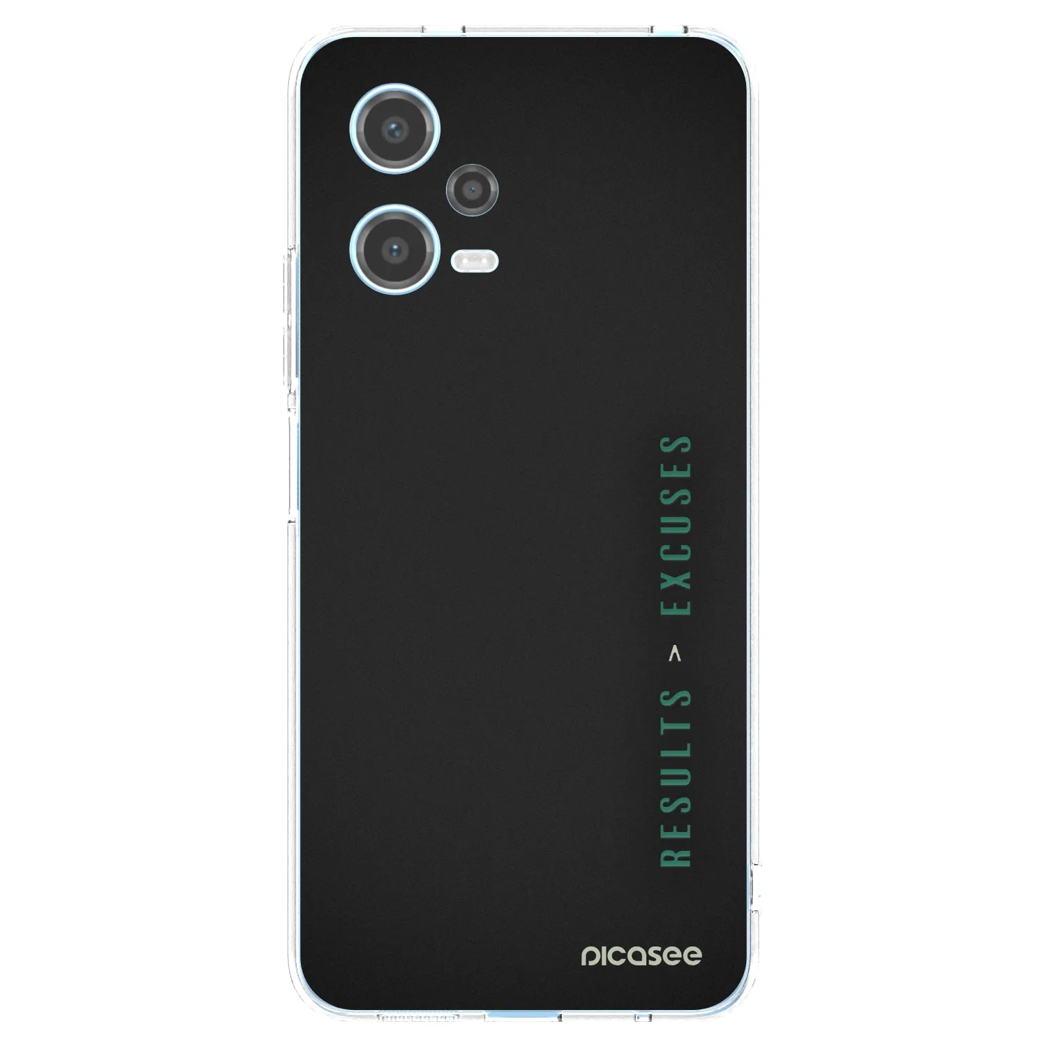 Picasee Xiaomi Redmi Note 12 5G Hülle - Transparentes Silikon - Results x Excuses