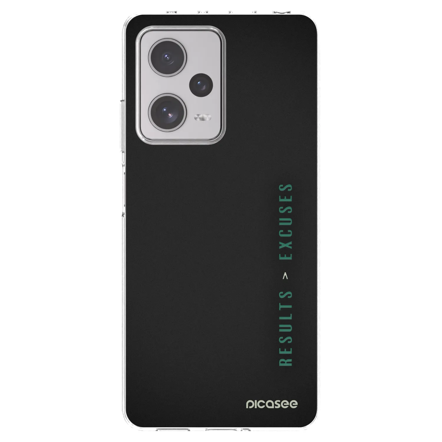 Picasee Xiaomi Redmi Note 12 Pro+ 5G Hülle - Transparentes Silikon - Results x Excuses