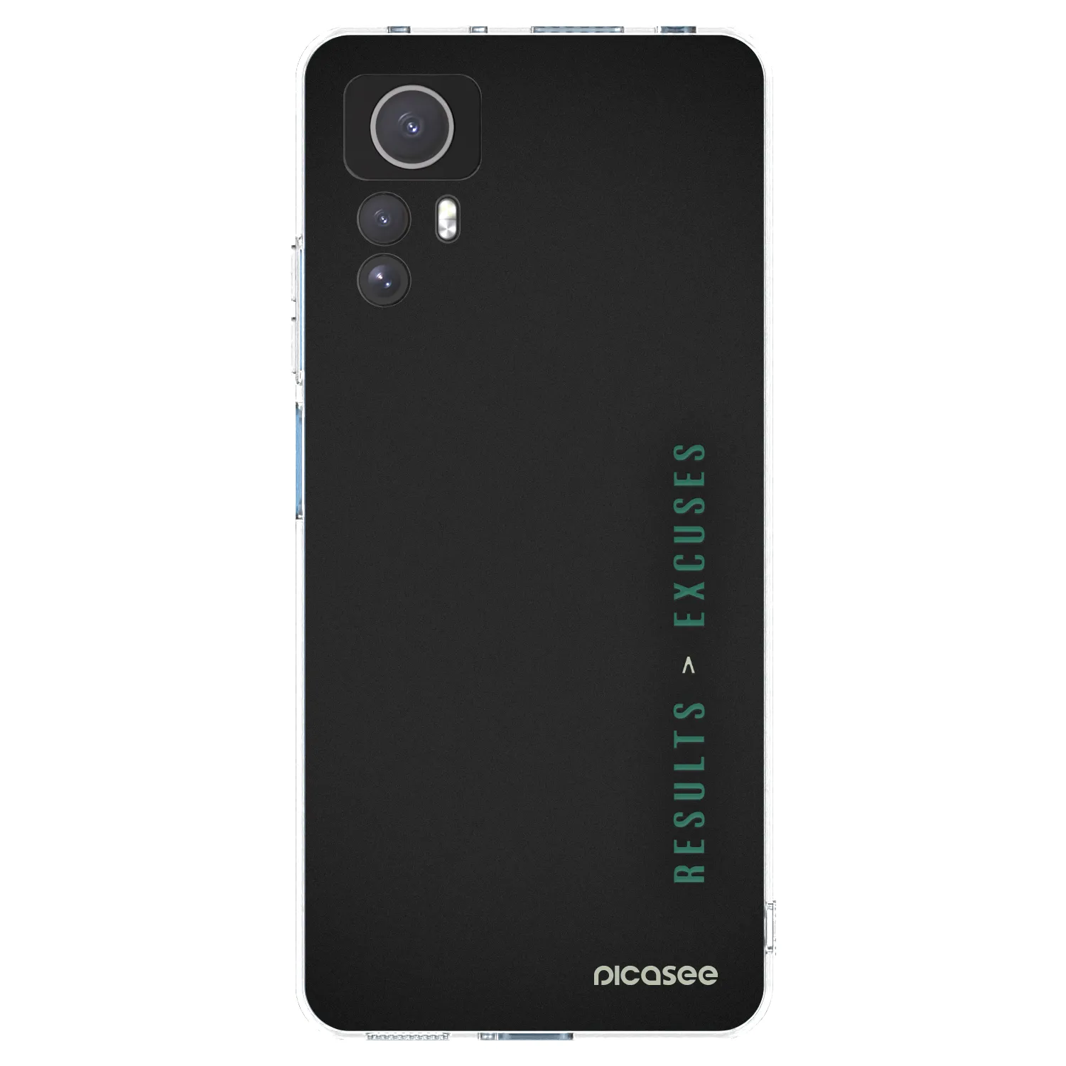 Picasee Xiaomi Redmi Note 12S Hülle - Transparentes Silikon - Results x Excuses