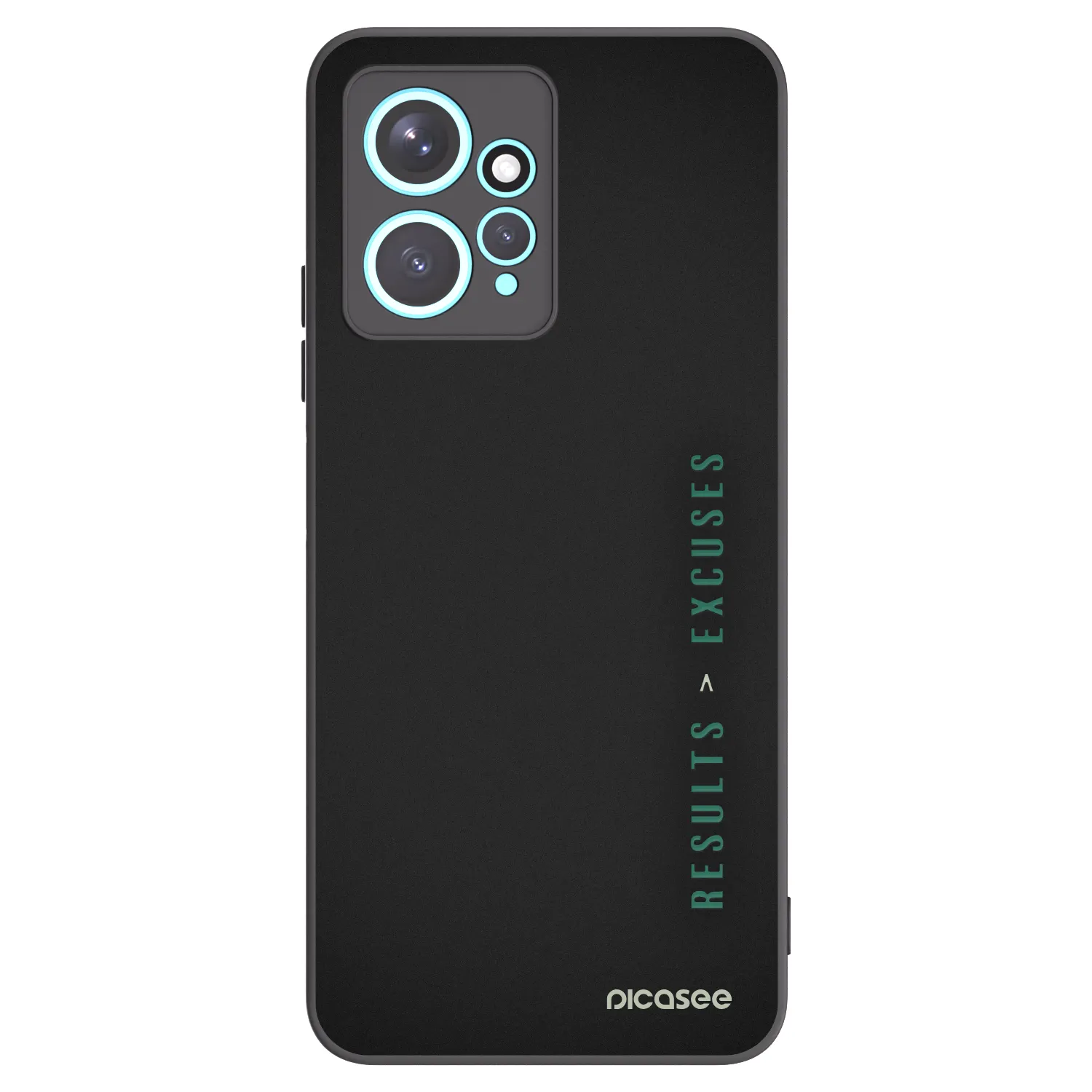Picasee Xiaomi Redmi Note 12 4G Hülle - Schwarzes Silikon - Results x Excuses