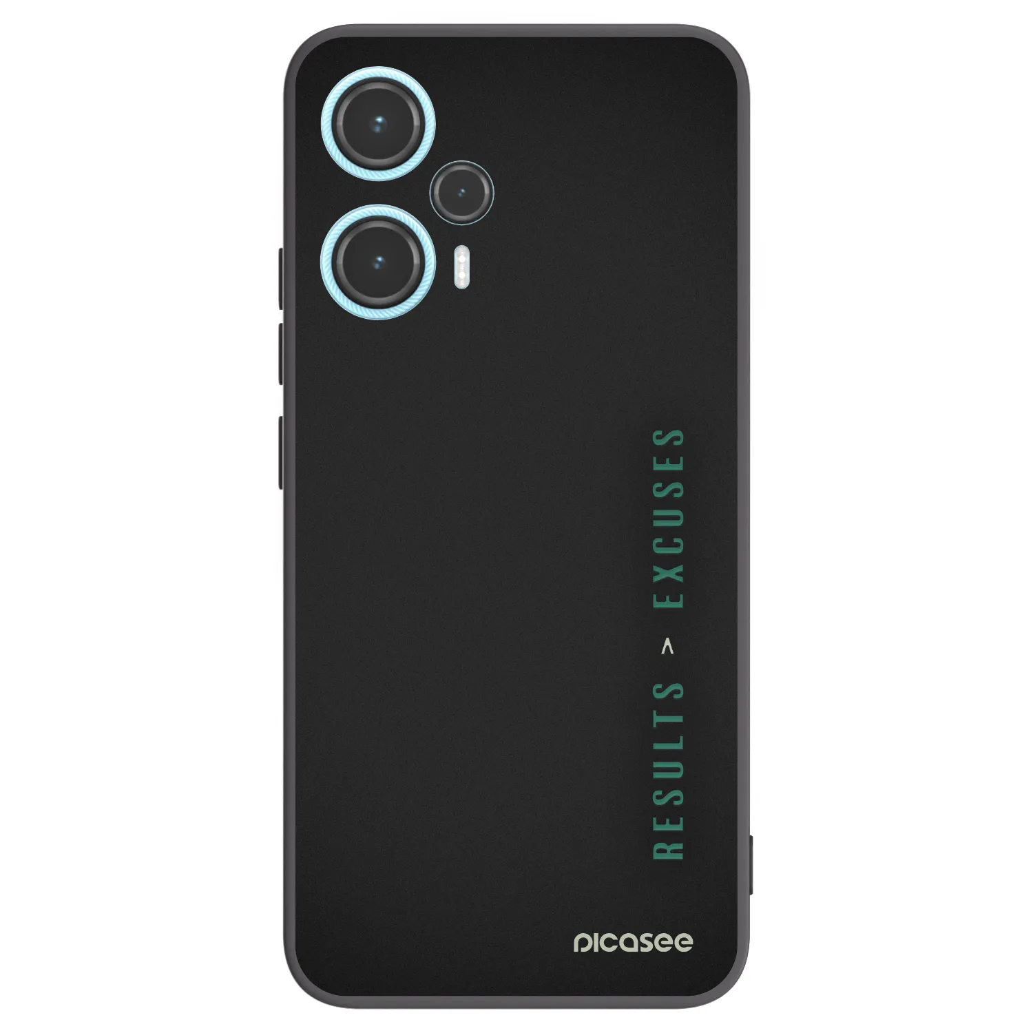Picasee Xiaomi Poco F5 Hülle - Schwarzes Silikon - Results x Excuses
