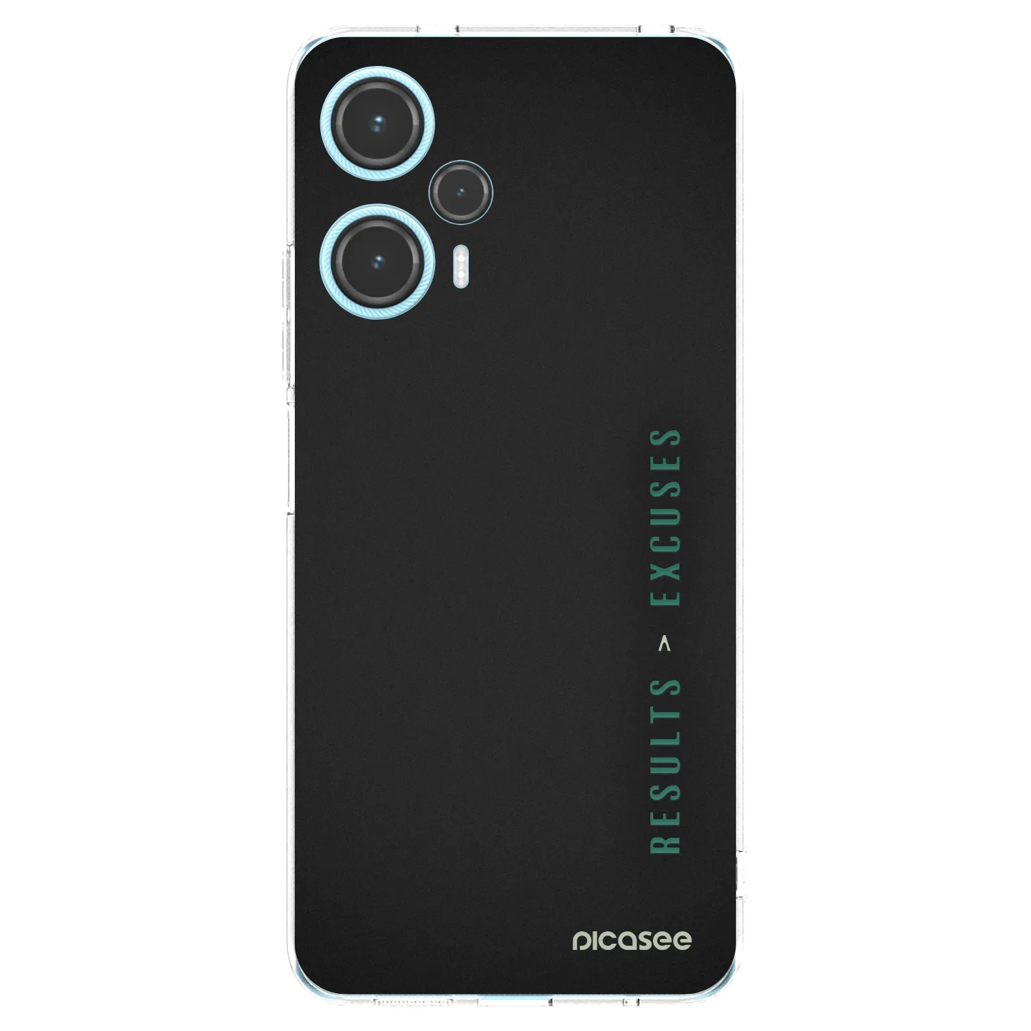 Picasee Xiaomi Poco F5 Hülle - Transparentes Silikon - Results x Excuses