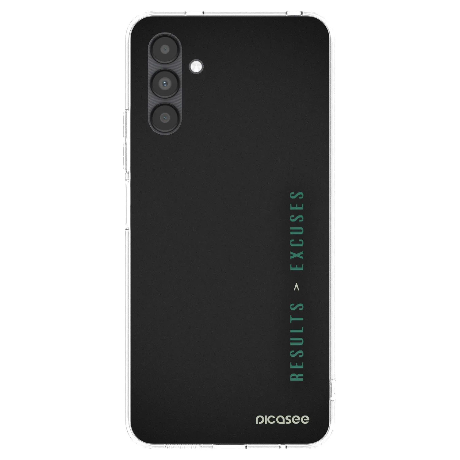 Picasee Samsung Galaxy A04s A047F Hülle - Transparentes Silikon - Results x Excuses