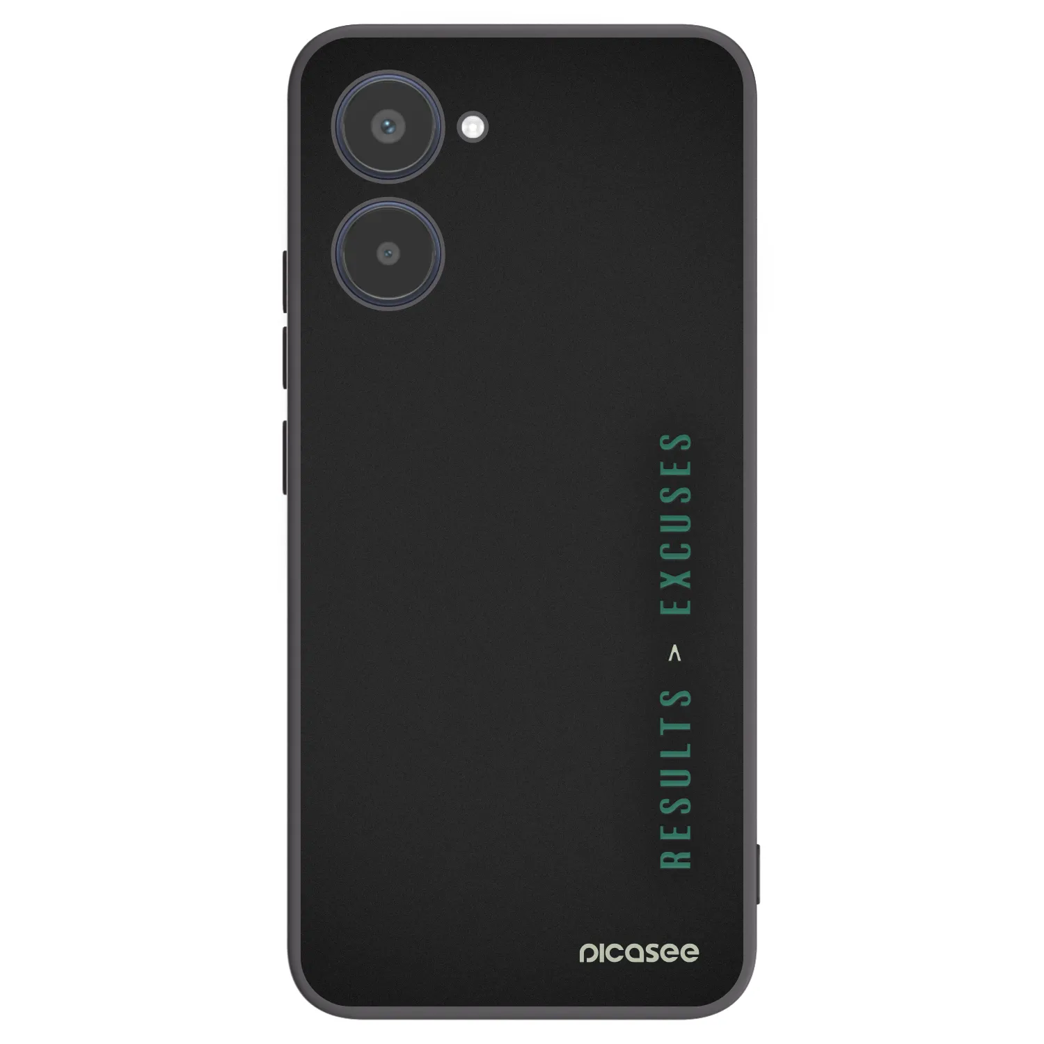 Picasee Realme 10 4G Hülle - Schwarzes Silikon - Results x Excuses