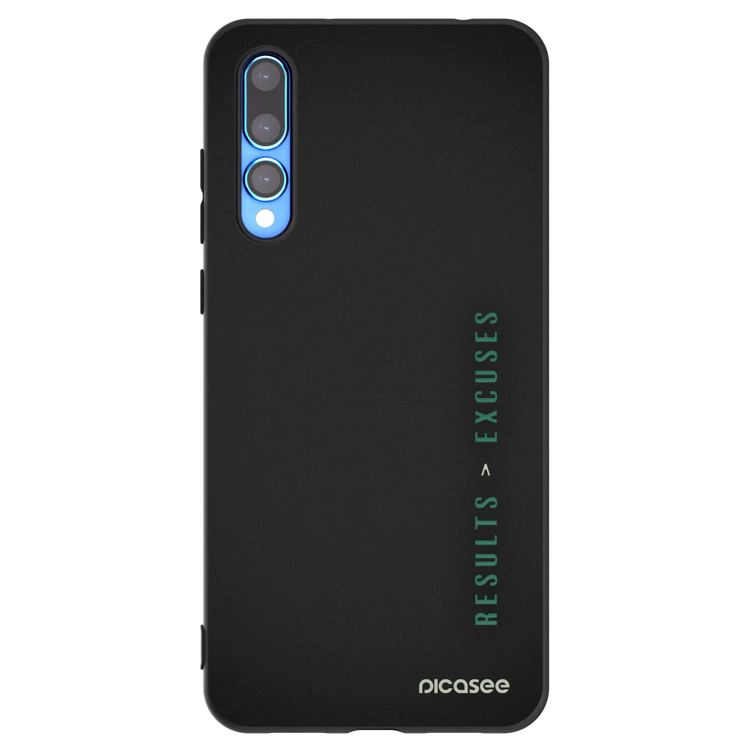 Picasee Huawei P20 Pro Hülle - Schwarzes Silikon - Results x Excuses