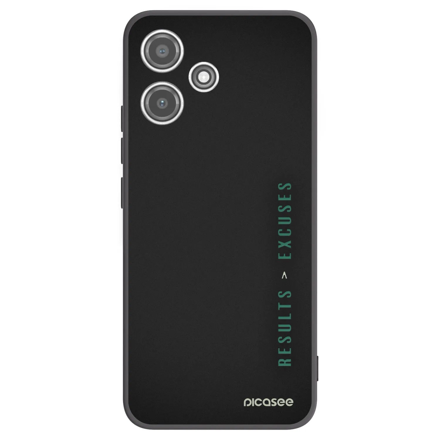 Picasee Xiaomi Redmi 12 5G Hülle - Schwarzes Silikon - Results x Excuses
