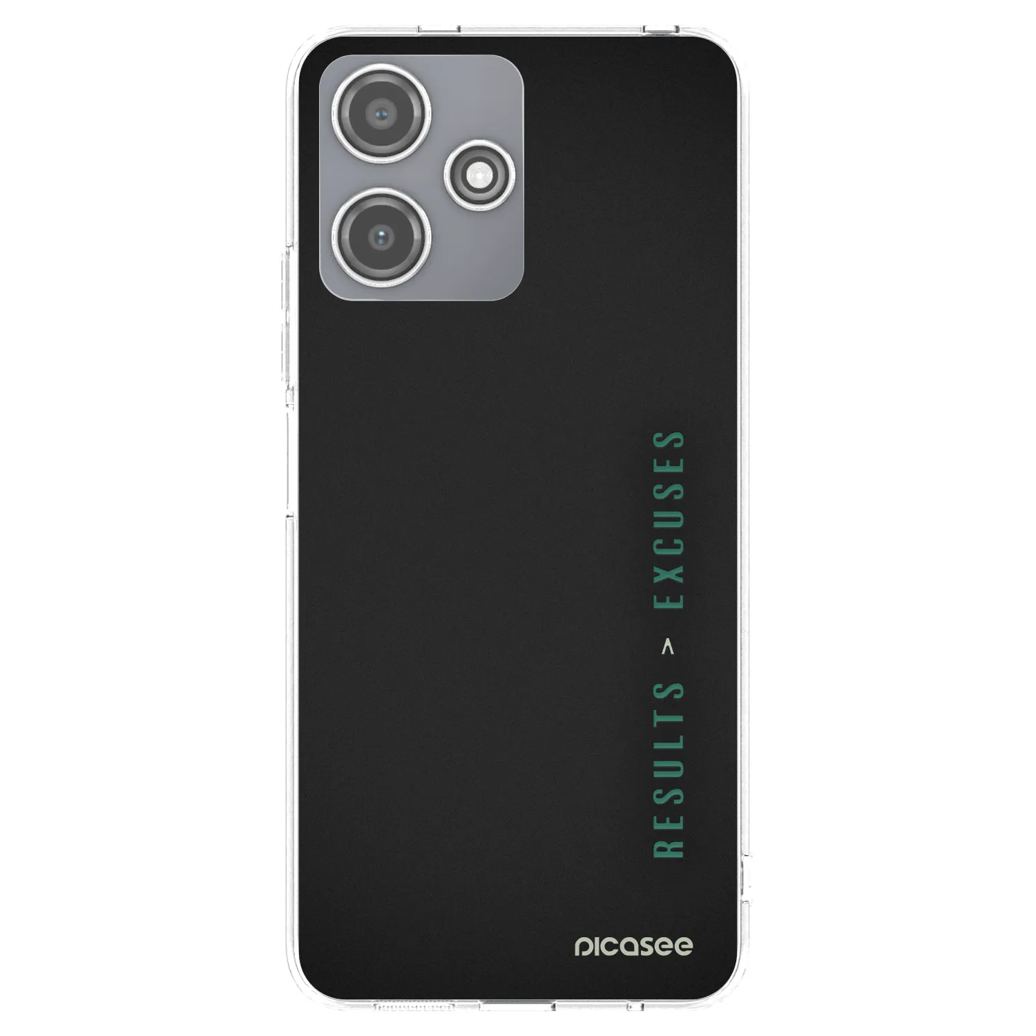 Picasee Xiaomi Redmi 12 5G Hülle - Transparentes Silikon - Results x Excuses