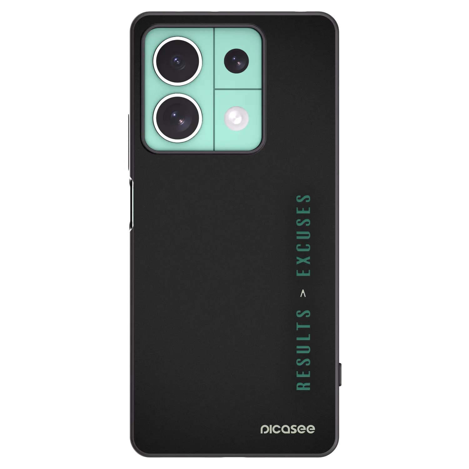 Picasee Xiaomi Redmi Note 13 5G Hülle - Schwarzes Silikon - Results x Excuses