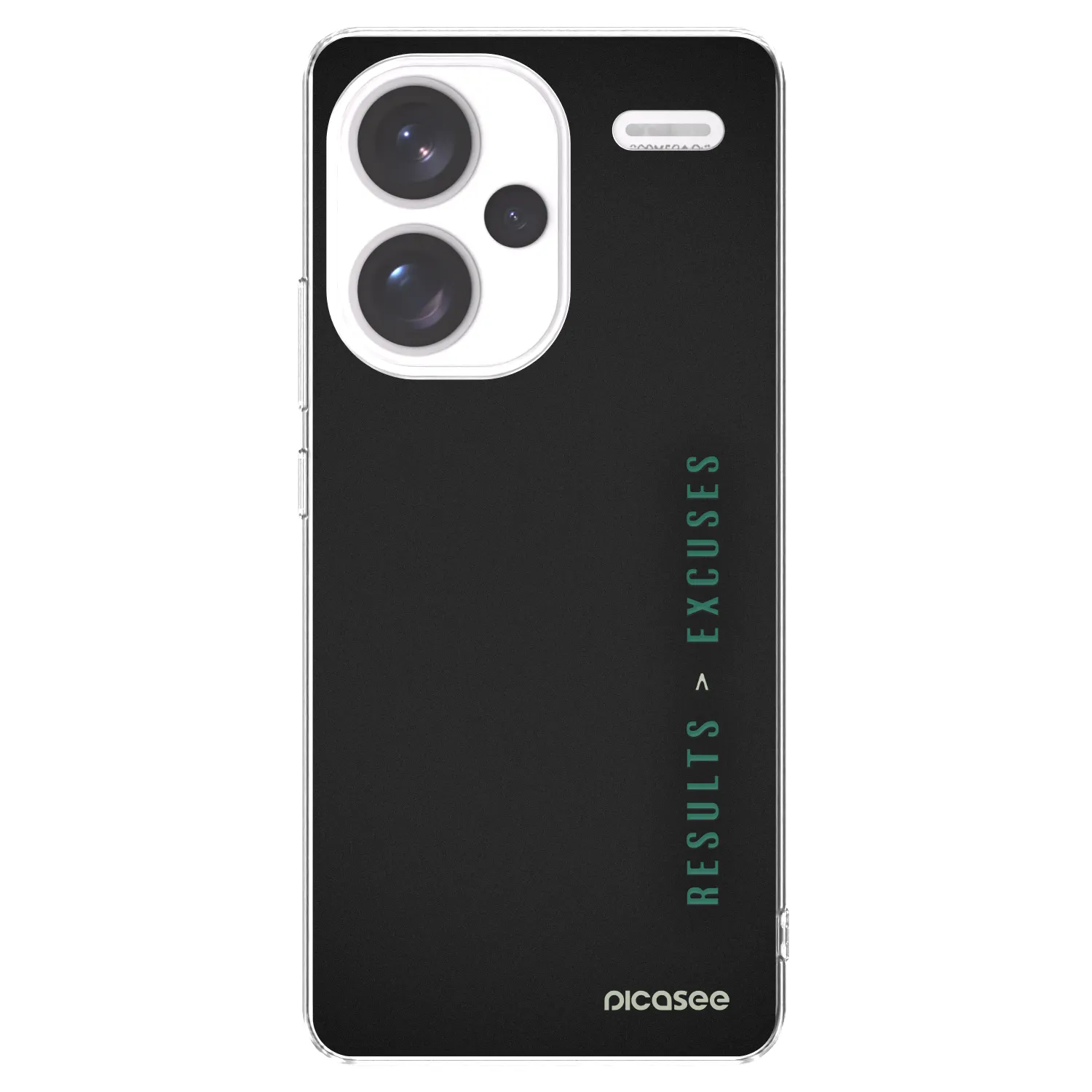 Picasee Xiaomi Redmi Note 13 Pro+ 5G Hülle - Transparentes Silikon - Results x Excuses