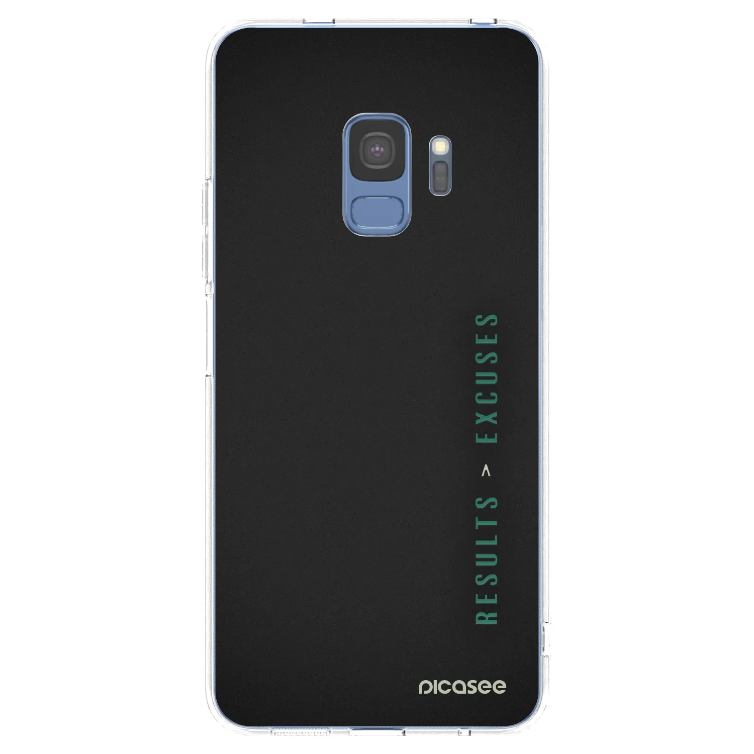 Picasee Samsung Galaxy S9 G960F Hülle - Transparentes Silikon - Results x Excuses