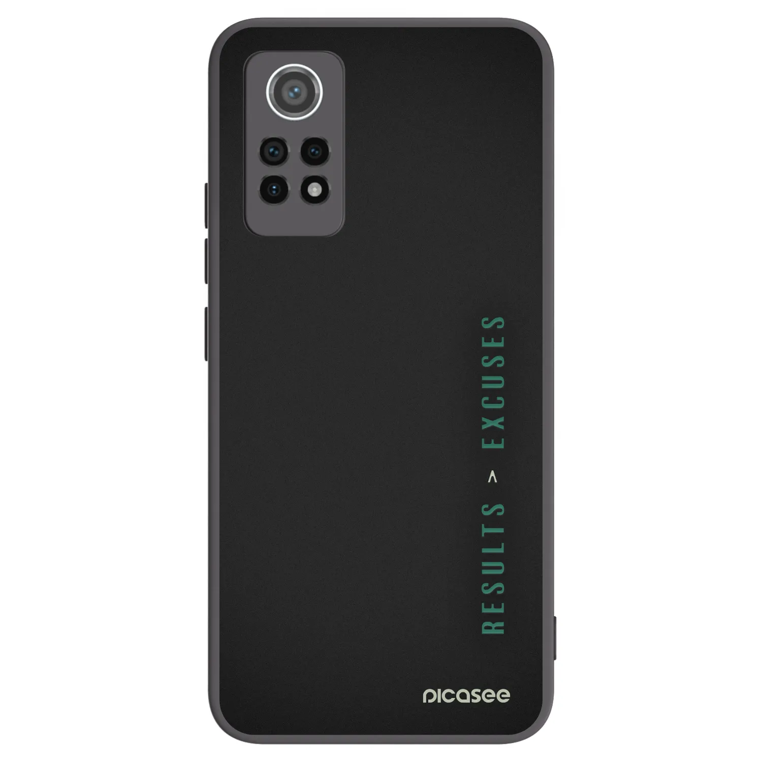 Picasee Xiaomi Redmi Note 12 Pro 4G Hülle - Schwarzes Silikon - Results x Excuses