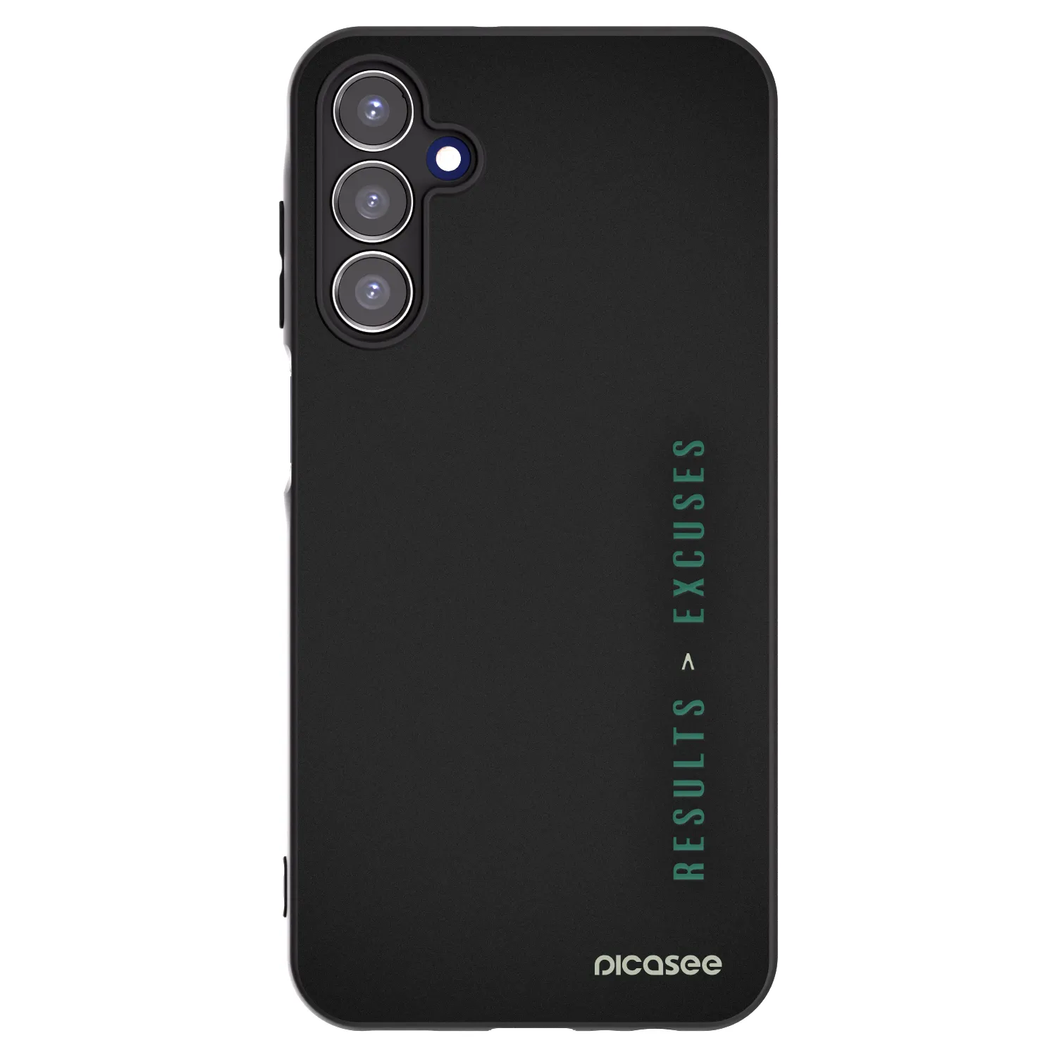 Picasee Samsung Galaxy A15 A155F 4G Hülle - Schwarzes Silikon - Results x Excuses