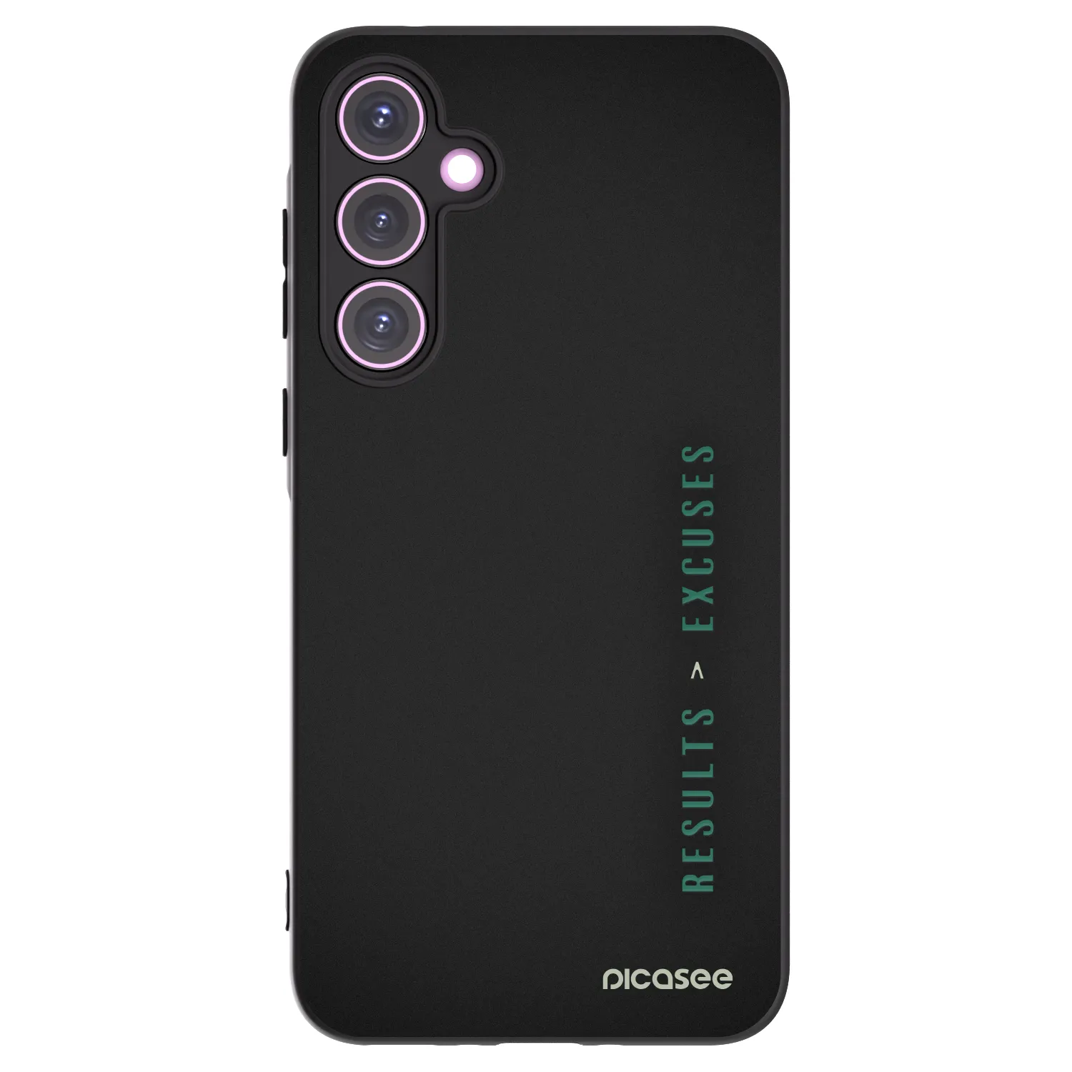 Picasee Samsung Galaxy A35 5G A356B Hülle - Schwarzes Silikon - Results x Excuses