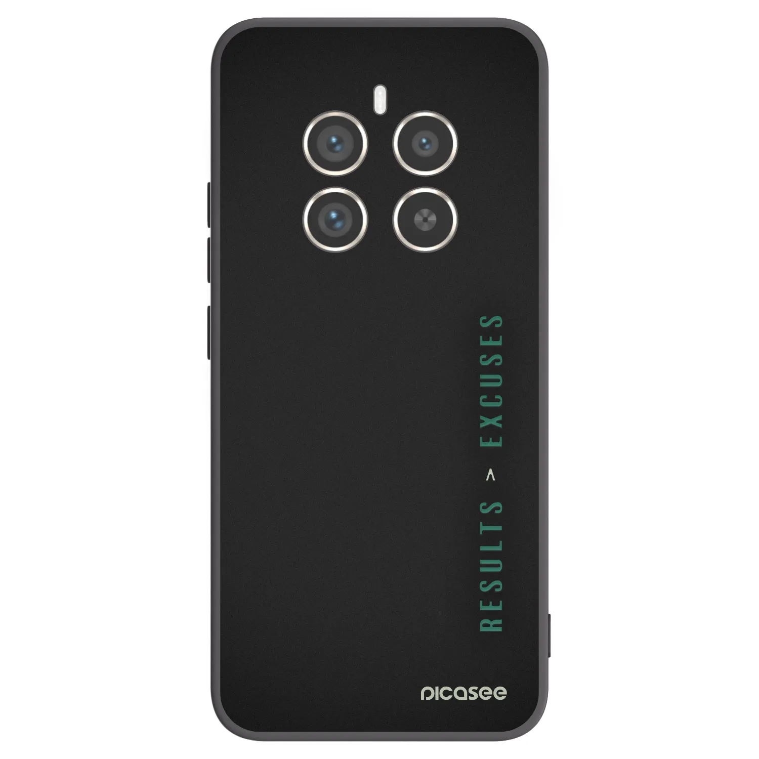 Picasee Realme 12 Pro 5G Hülle - Schwarzes Silikon - Results x Excuses