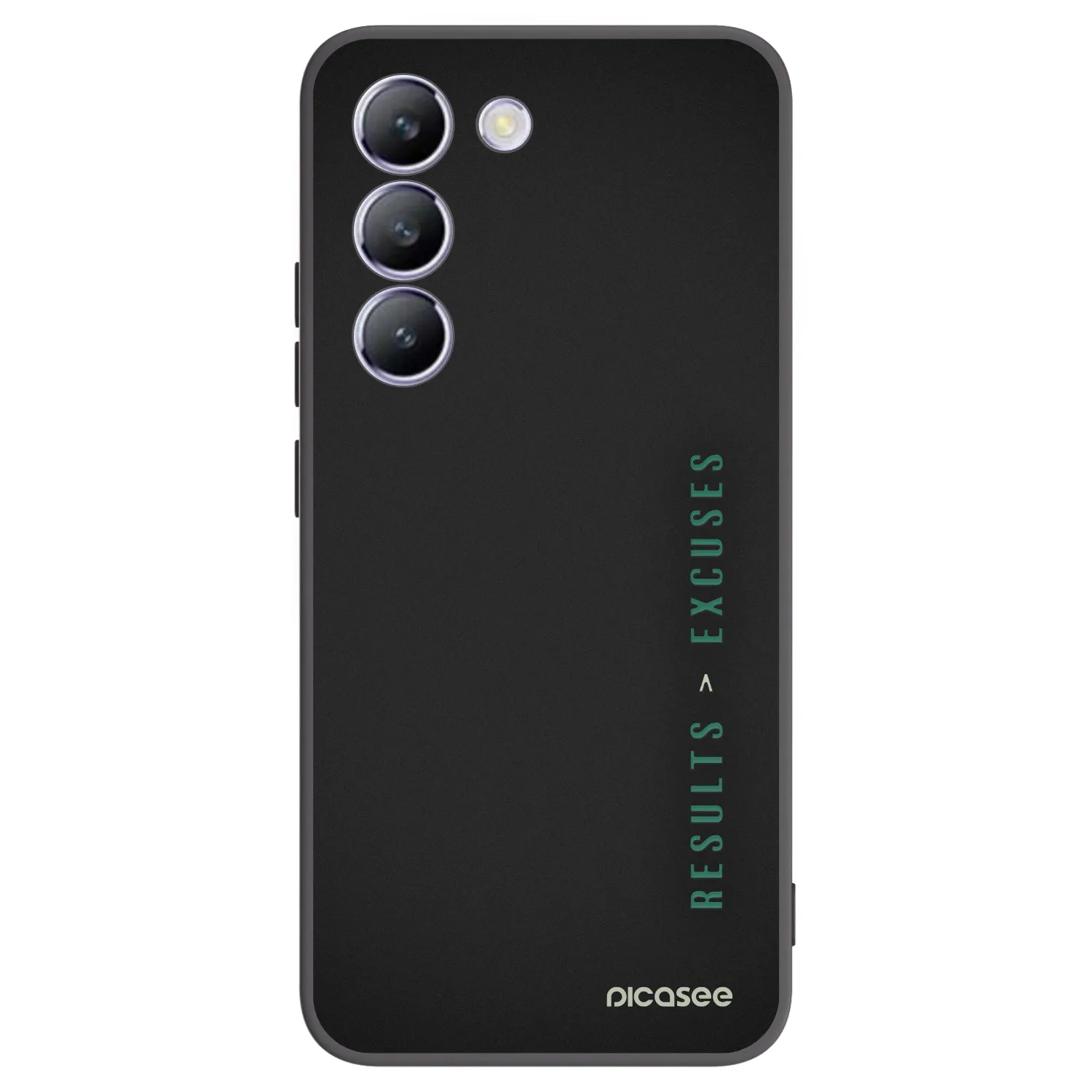 Picasee Vivo V40 SE 5G Hülle - Schwarzes Silikon - Results x Excuses