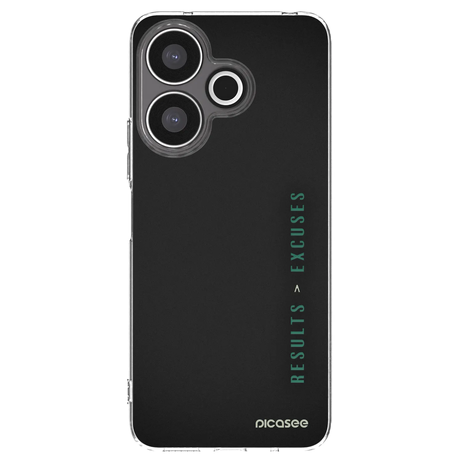 Picasee Xiaomi Redmi 13 4G Hülle - Transparentes Silikon - Results x Excuses