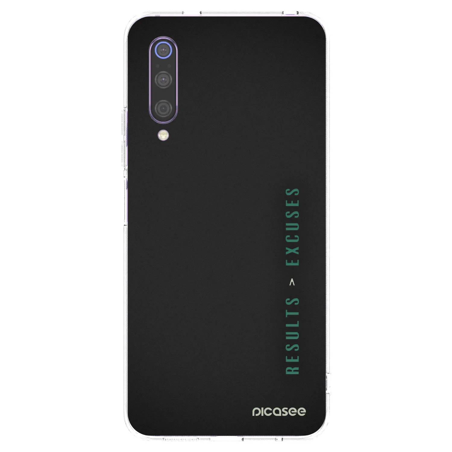 Picasee Xiaomi Mi 9 Hülle - Transparentes Silikon - Results x Excuses