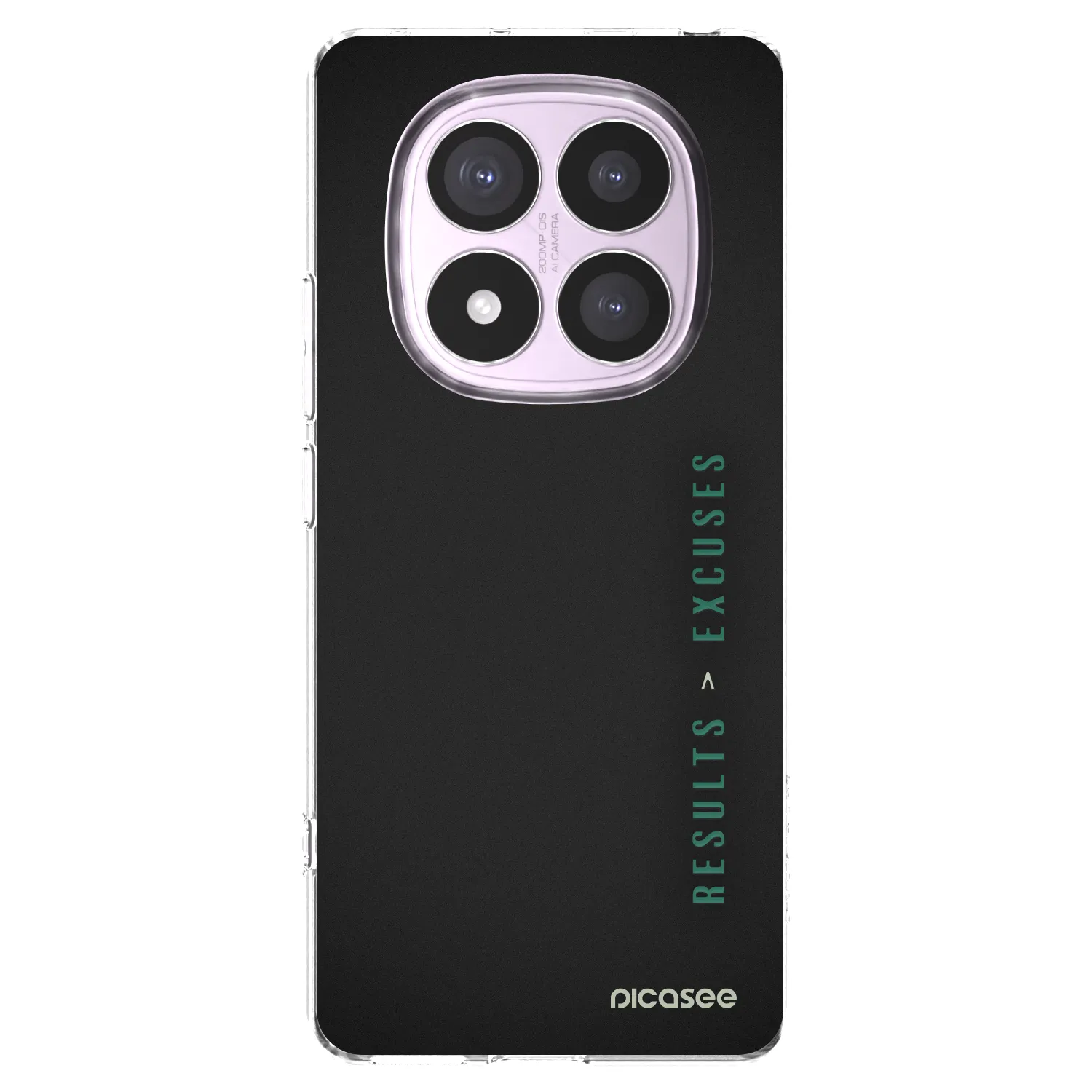Picasee Xiaomi Redmi Note 14 Pro 5G Hülle - Transparentes Silikon - Results x Excuses