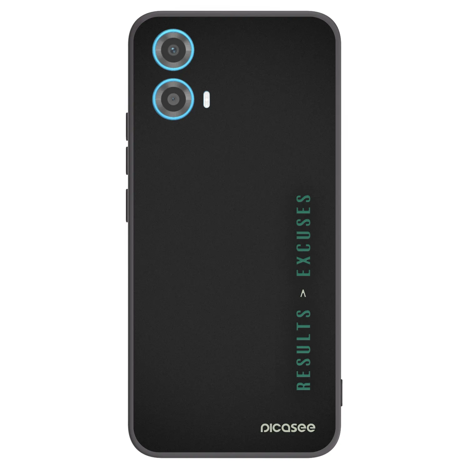 Picasee Motorola Moto G34 5G Hülle - Schwarzes Silikon - Results x Excuses