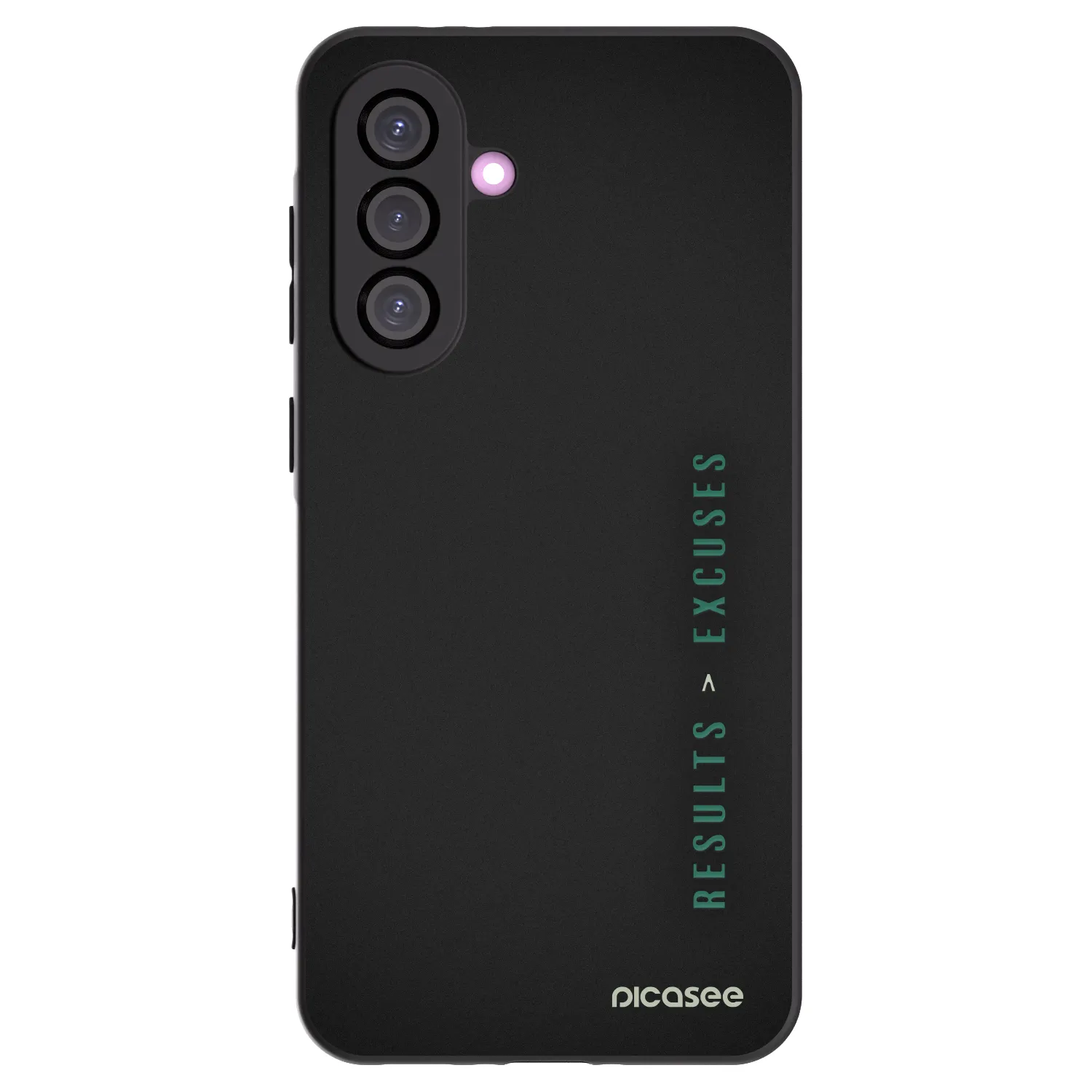Picasee Samsung Galaxy A56 5G A566B Hülle - Schwarzes Silikon - Results x Excuses