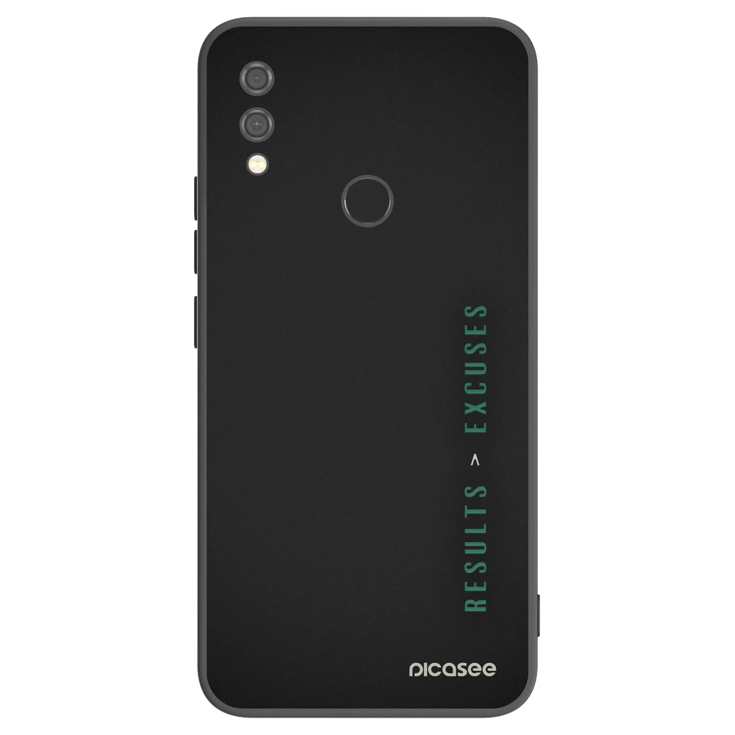 Picasee Xiaomi Redmi Note 7 Hülle - Schwarzes Silikon - Results x Excuses