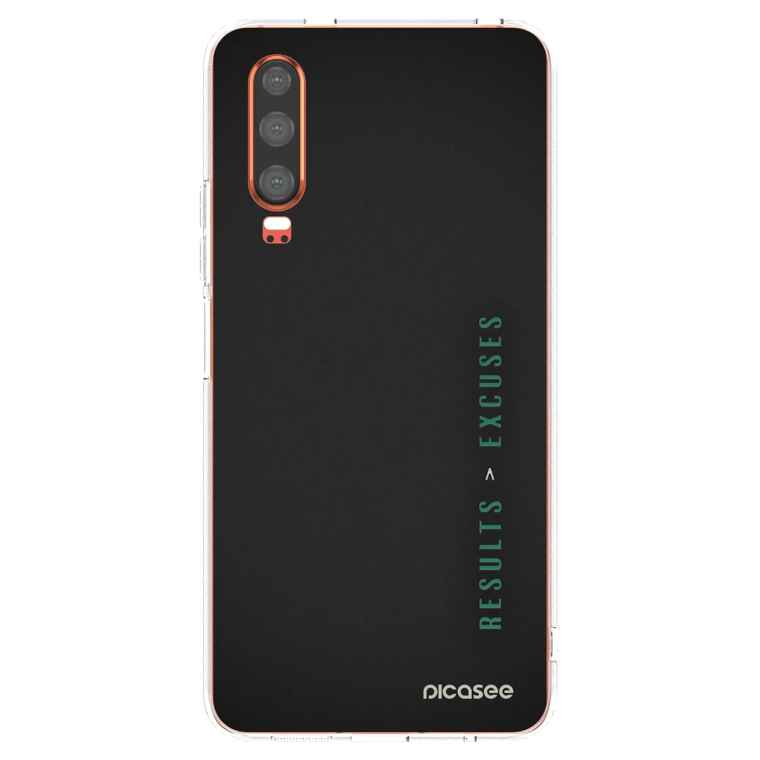 Picasee Huawei P30 Hülle - Transparentes Silikon - Results x Excuses