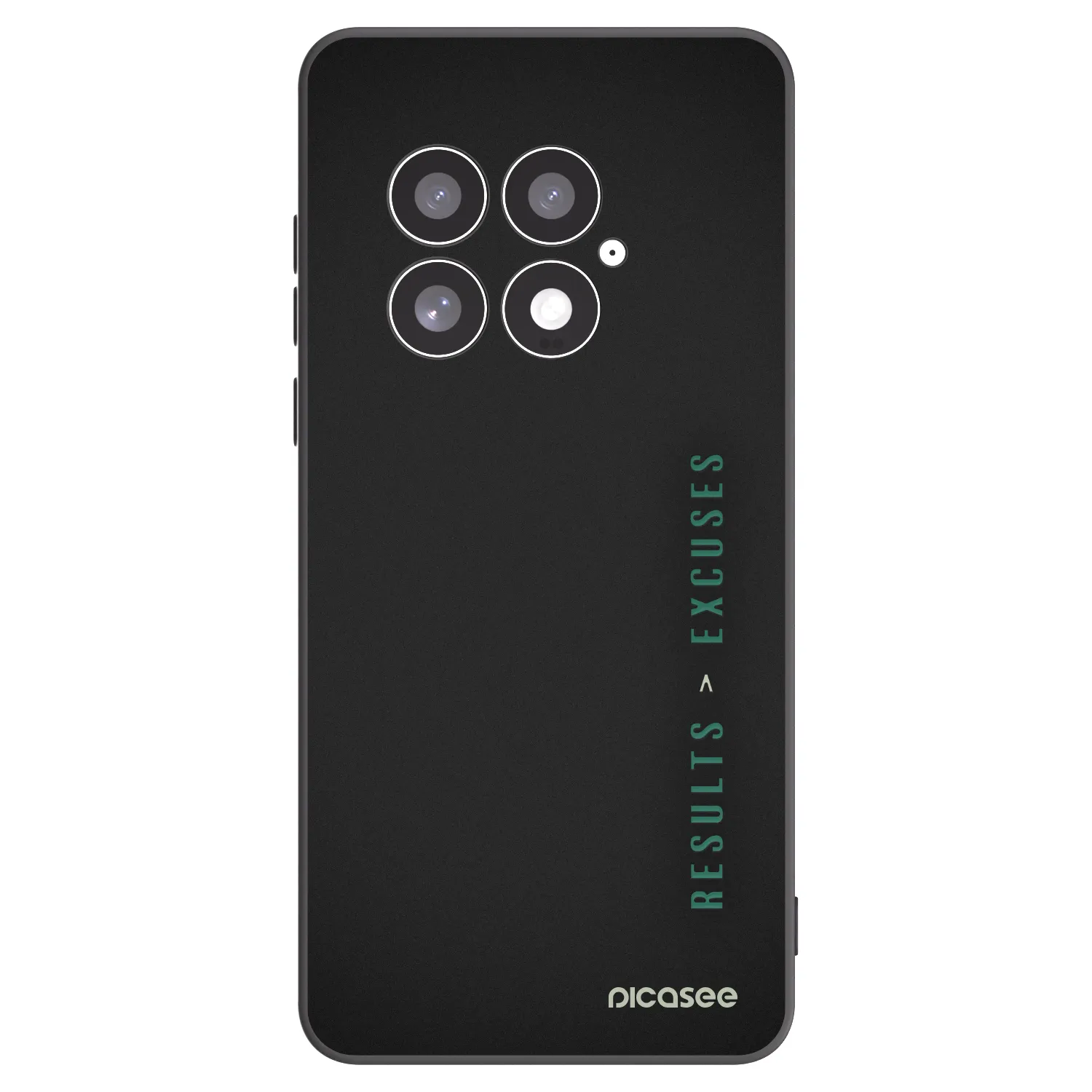 Picasee OnePlus 13 5G Hülle - Schwarzes Silikon - Results x Excuses