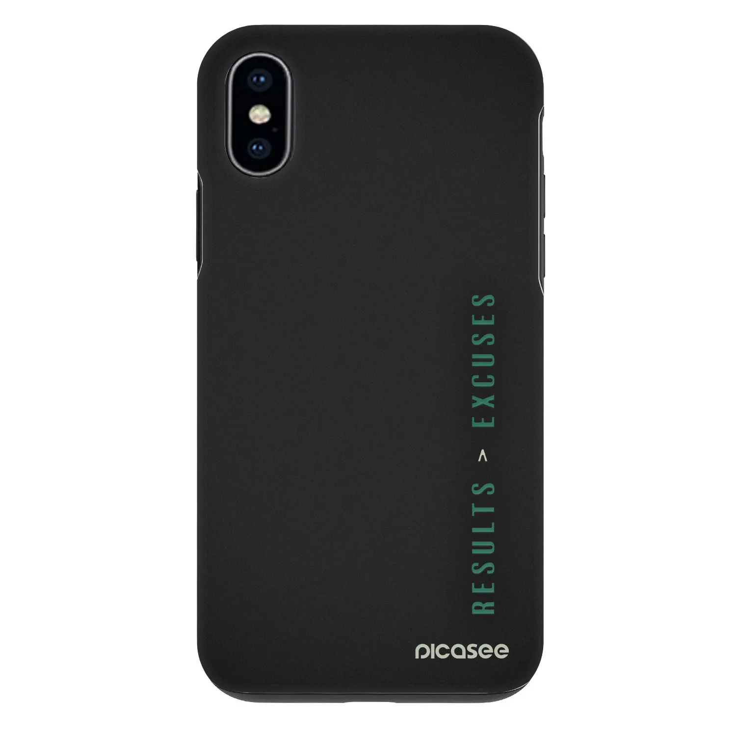 Picasee Fashion Case für Apple iPhone X/XS - Results x Excuses