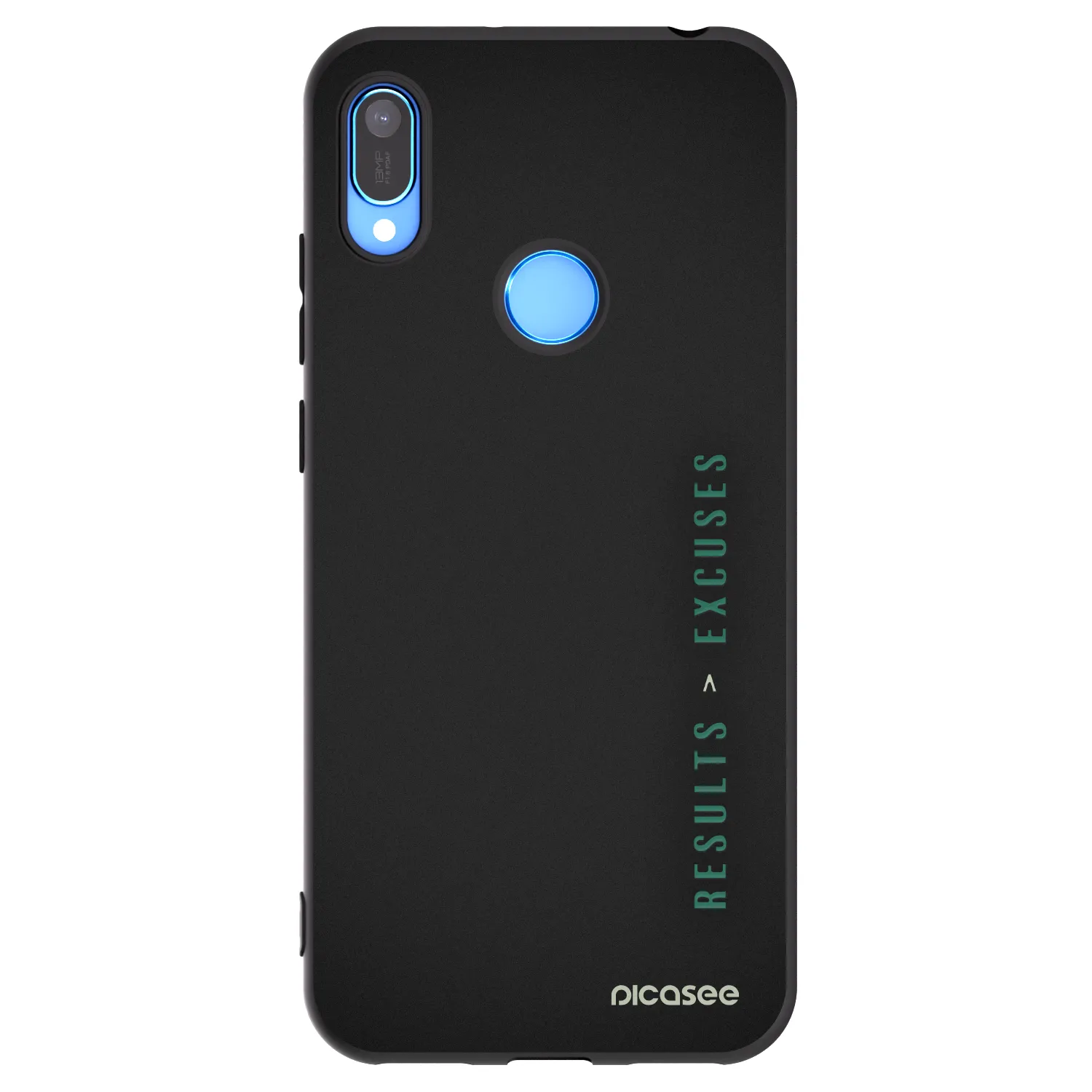 Picasee Huawei Y6 2019 Hülle - Schwarzes Silikon - Results x Excuses