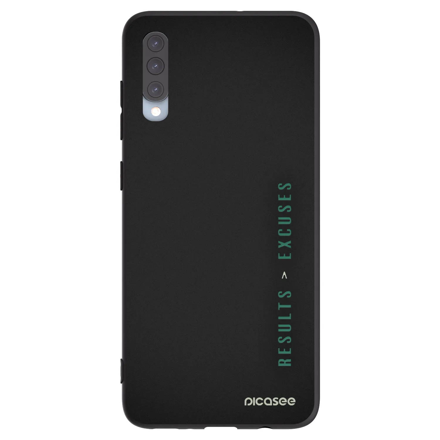 Picasee Samsung Galaxy A70 A705F Hülle - Schwarzes Silikon - Results x Excuses