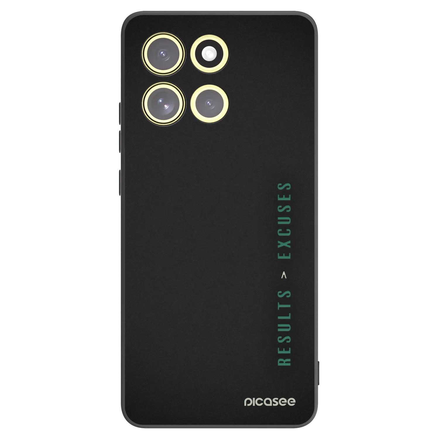 Picasee Motorola Moto G86 5G Hülle - Schwarzes Silikon - Results x Excuses