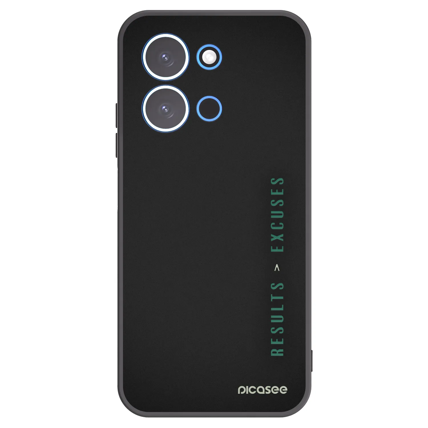 Picasee Xiaomi Redmi 15C 4G Hülle - Schwarzes Silikon - Results x Excuses