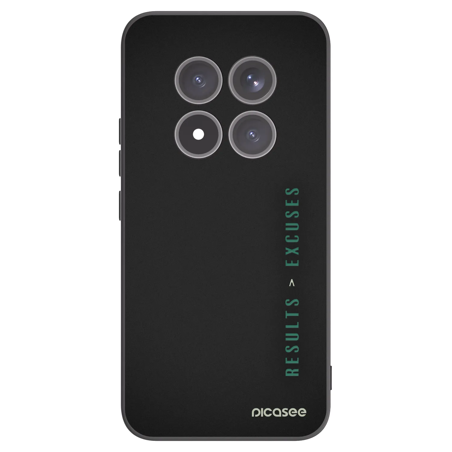 Picasee Xiaomi Redmi Note 15 Pro+ Hülle - Schwarzes Silikon - Results x Excuses