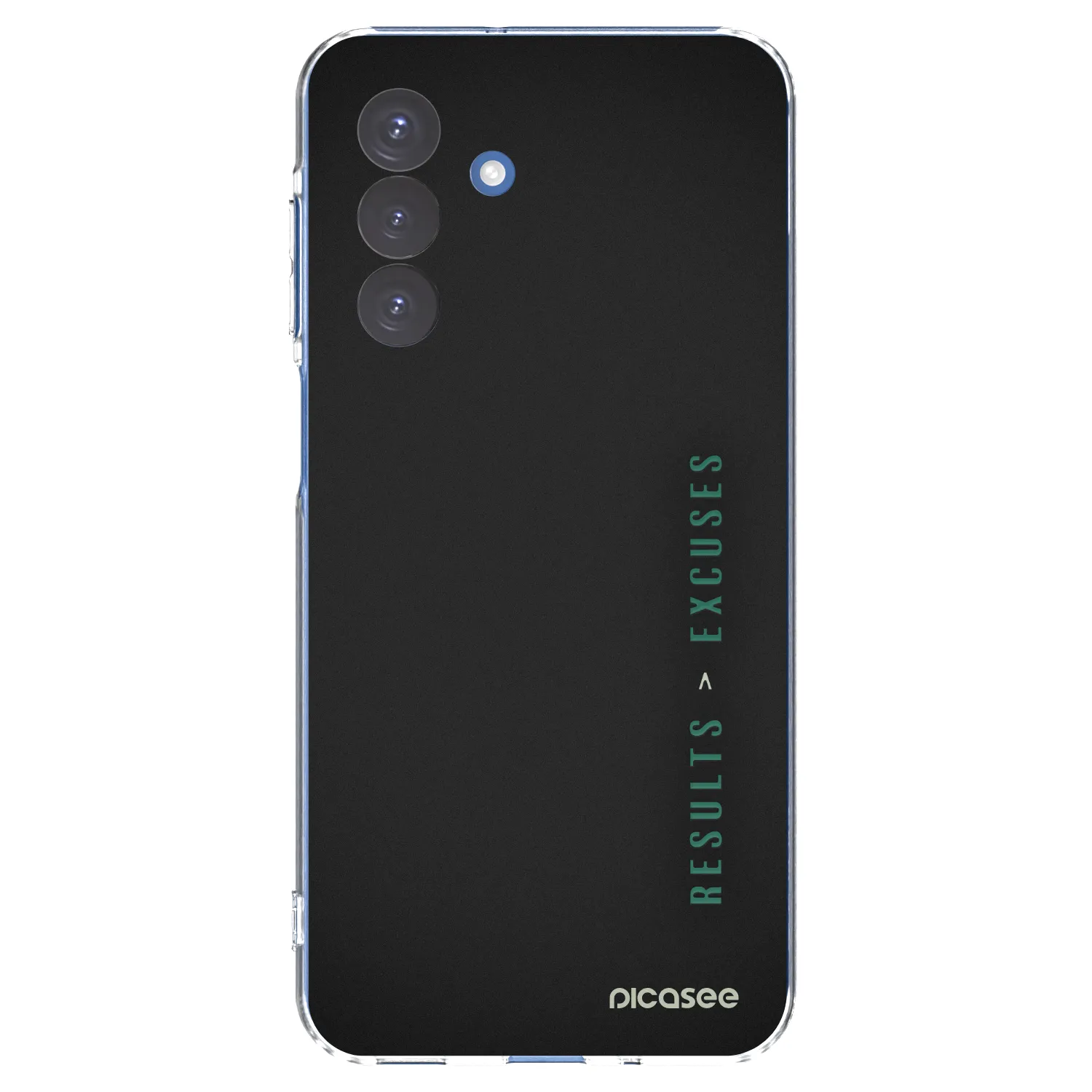 Picasee Samsung Galaxy A17 5G Hülle - Transparentes Silikon - Results x Excuses